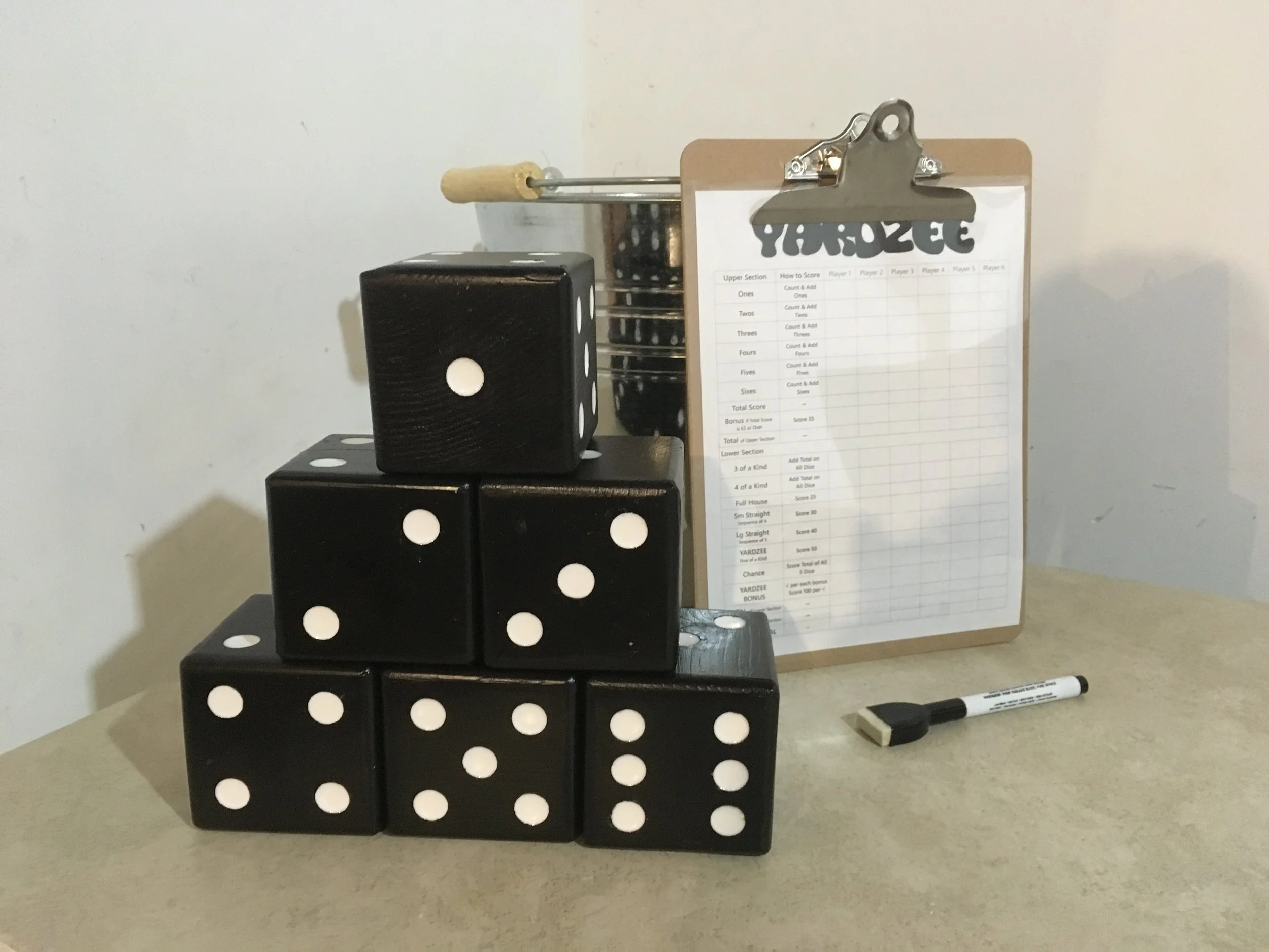 Yardzee/Yardle Outdoor Game