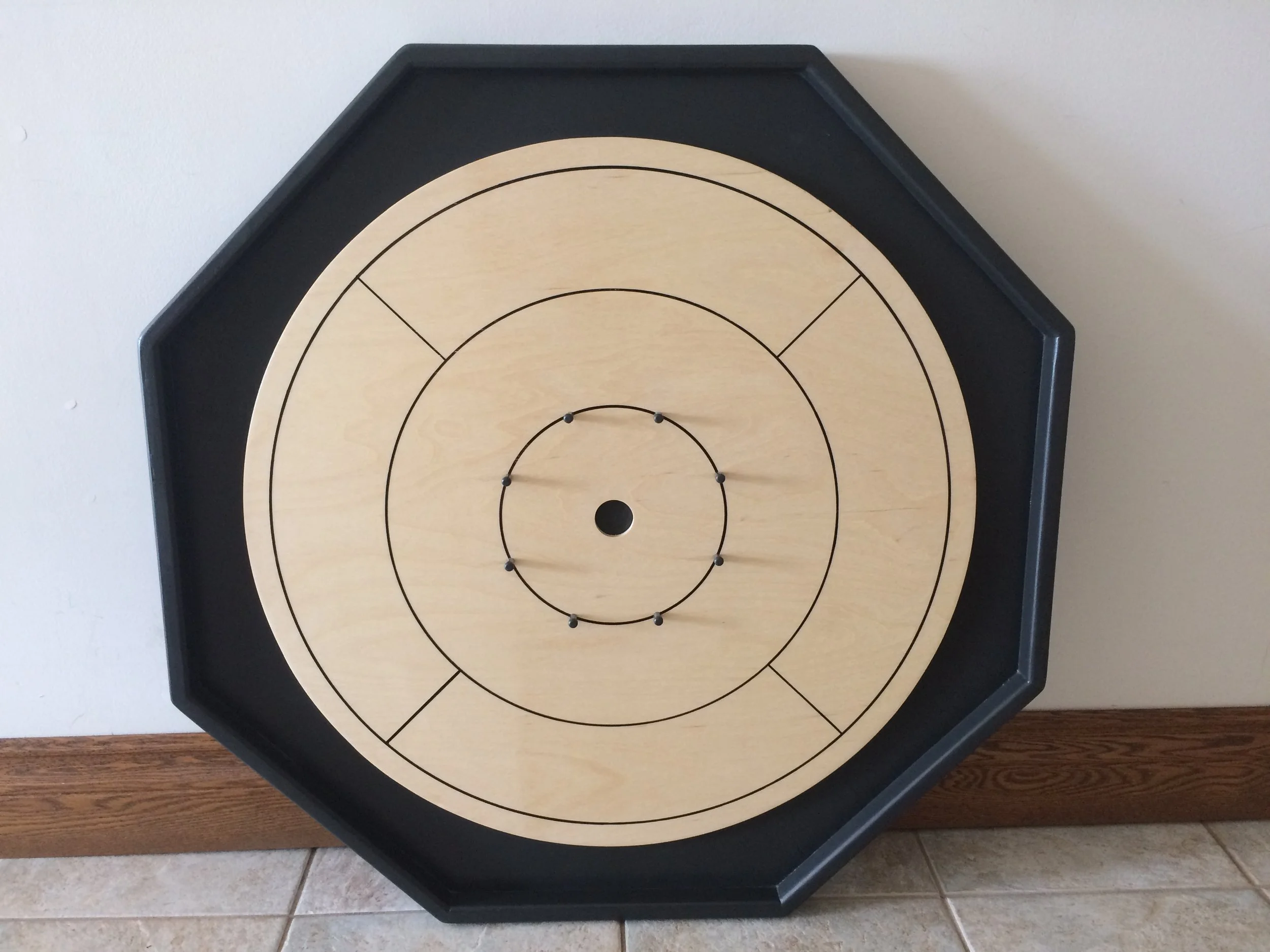 Octagonal Crokinole Game