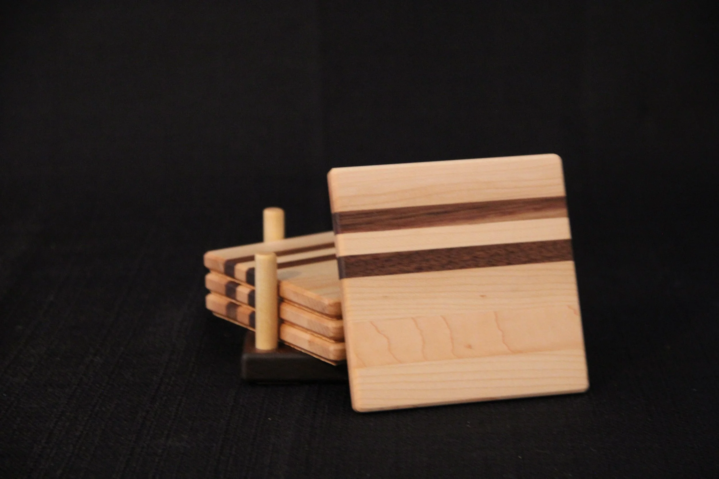 Maple and Walnut with Walnut Holder