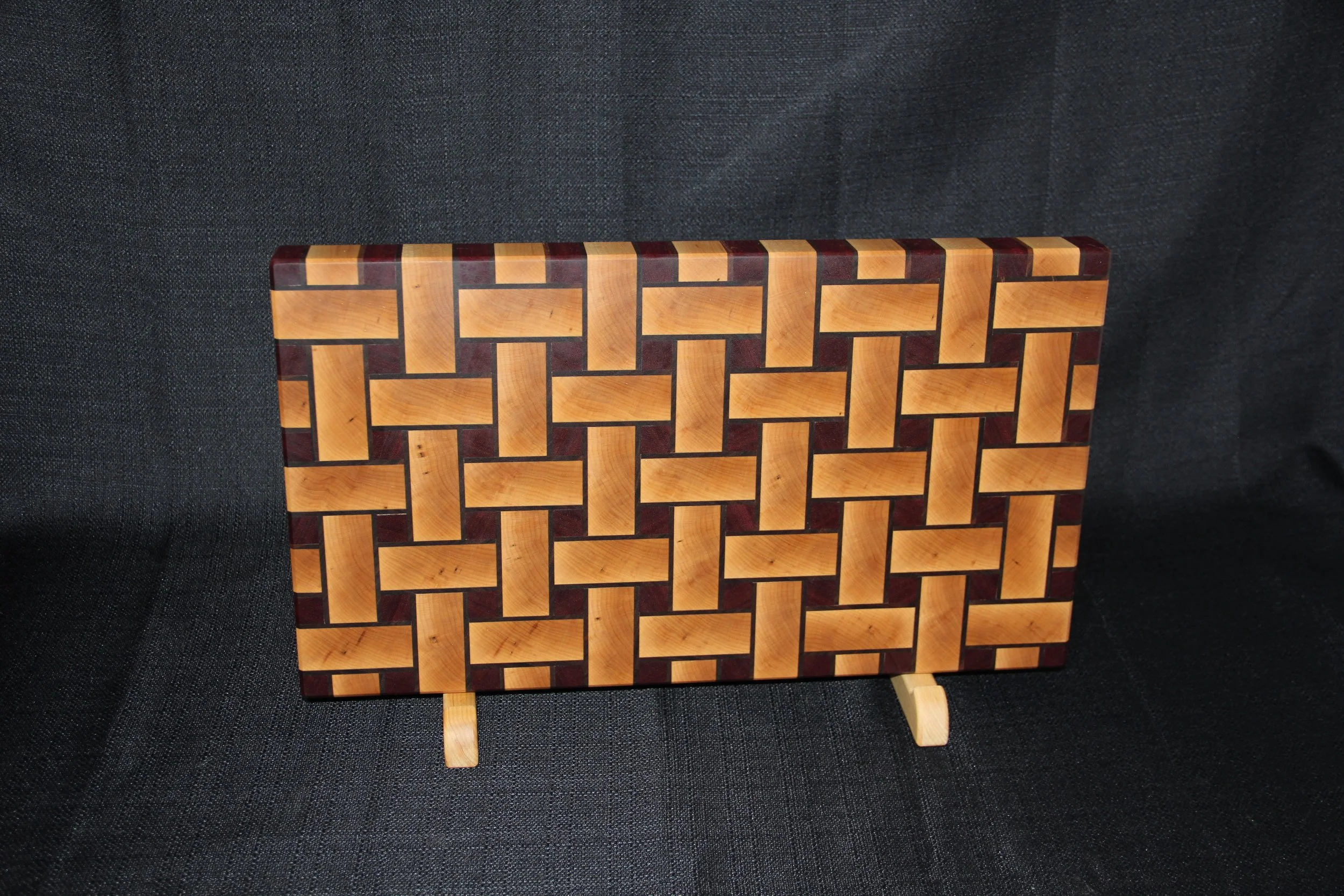 Loose Basketweave End Grain