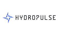 HydroPulse logo, consisting of a blue star symbol and the black lettering 'HYDROPULSE'