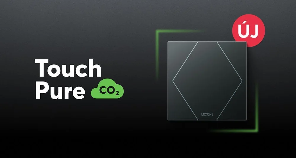 Új Touch Pure CO2 szén-dioxid-érzékelővel