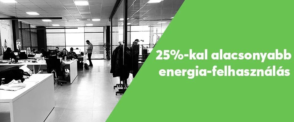 Így csökkenthető az irodai energiafogyasztás 25%-kal
