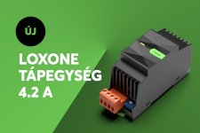 Újdonság: Loxone tápegység 4.2A
