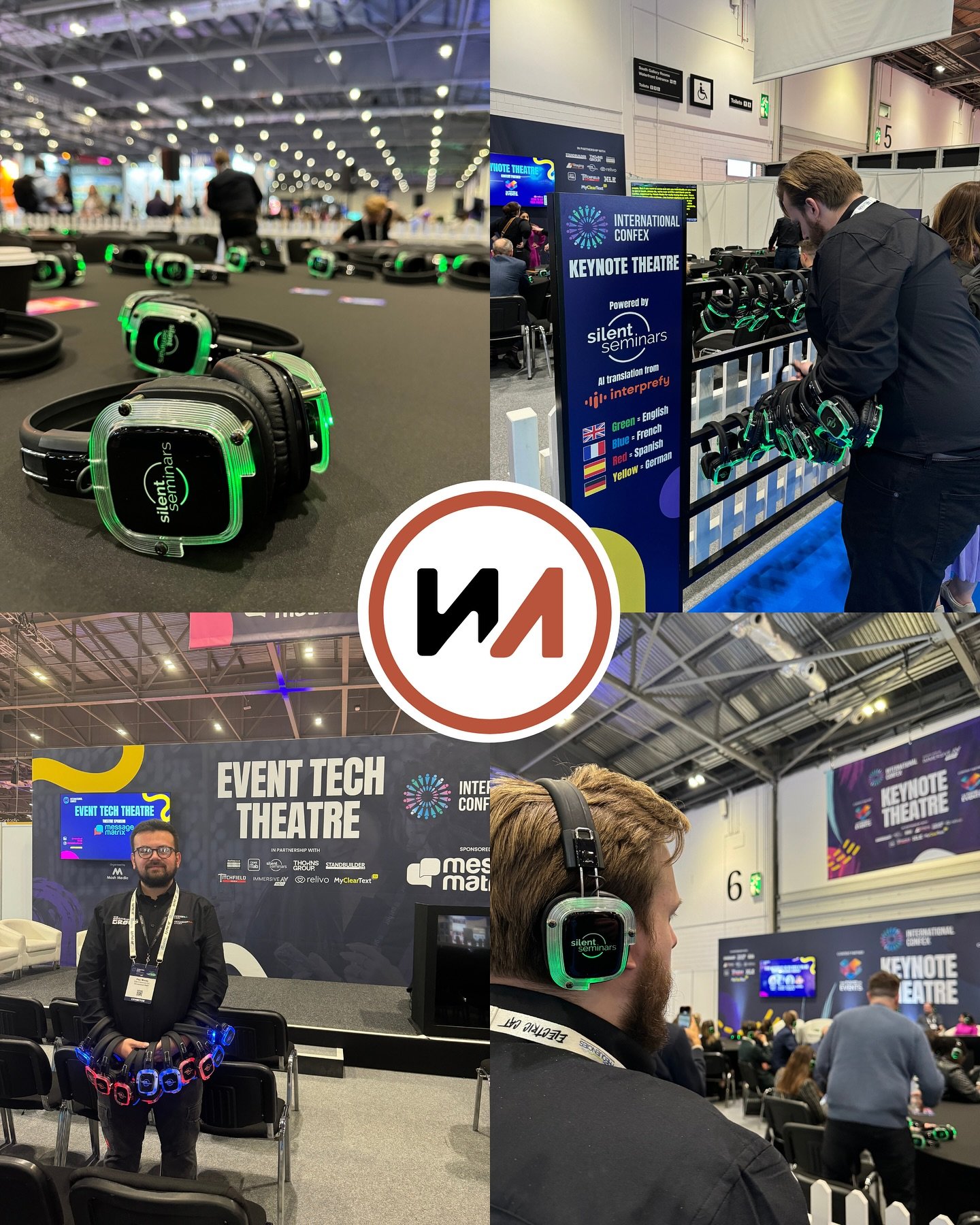 🧡 Occasionall Staff x Silent Seminars 🎧

We had staff working with Silent Seminars at the Event Production Show and International Confex last month, assisting with setting up and overseeing the stages across the event ⚡️

Josh and Paul did a great 