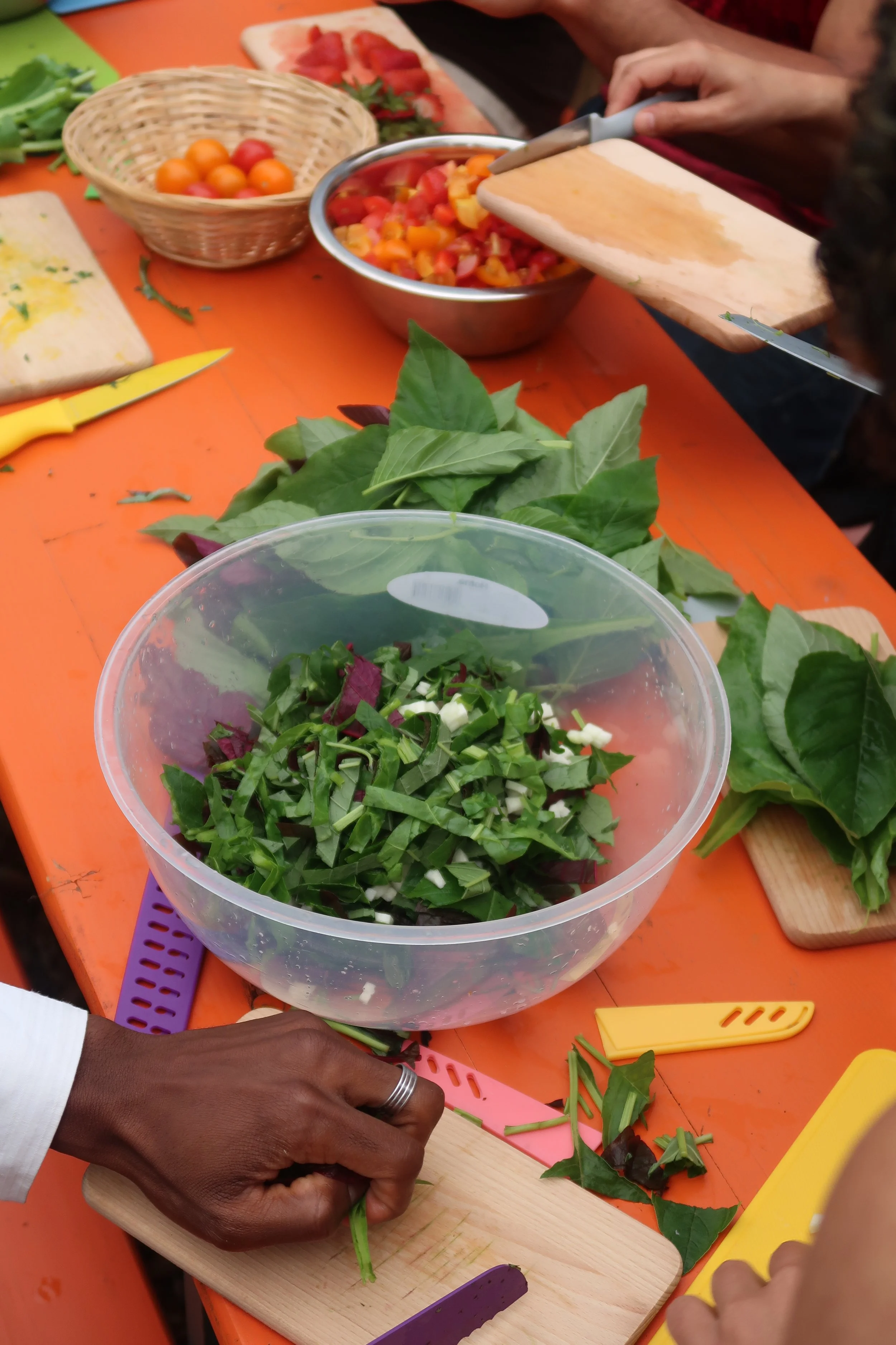 communal food prep 