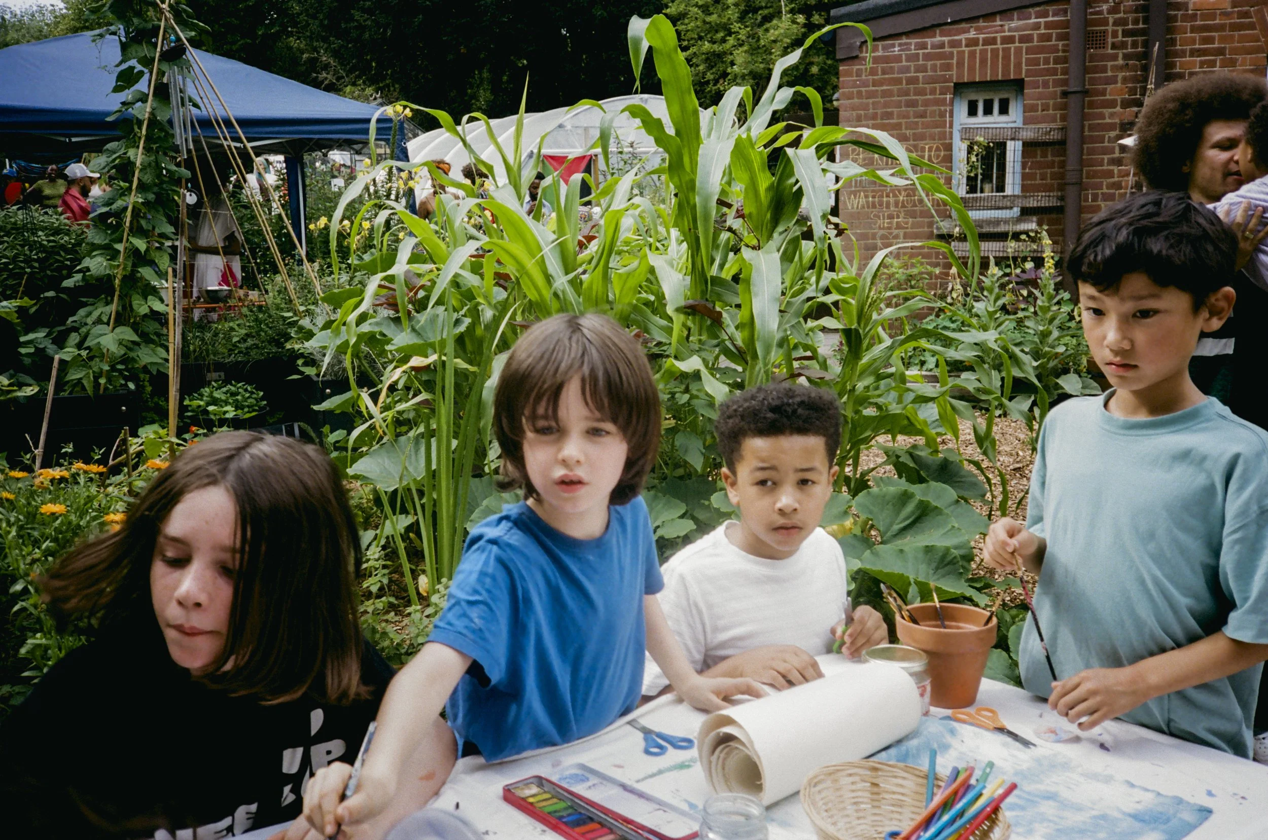 all ages craft table through events.
photo by bardha krasniqi