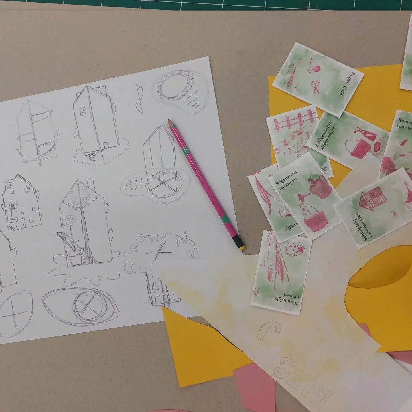 Een blik achter de schermen ✏️✂️ Het project ontwikkelt zich verder en cre&euml;ert nieuwe mogelijkheden.

#behindethescenes #duurzaaminitiatief #rivierenland #stjoost