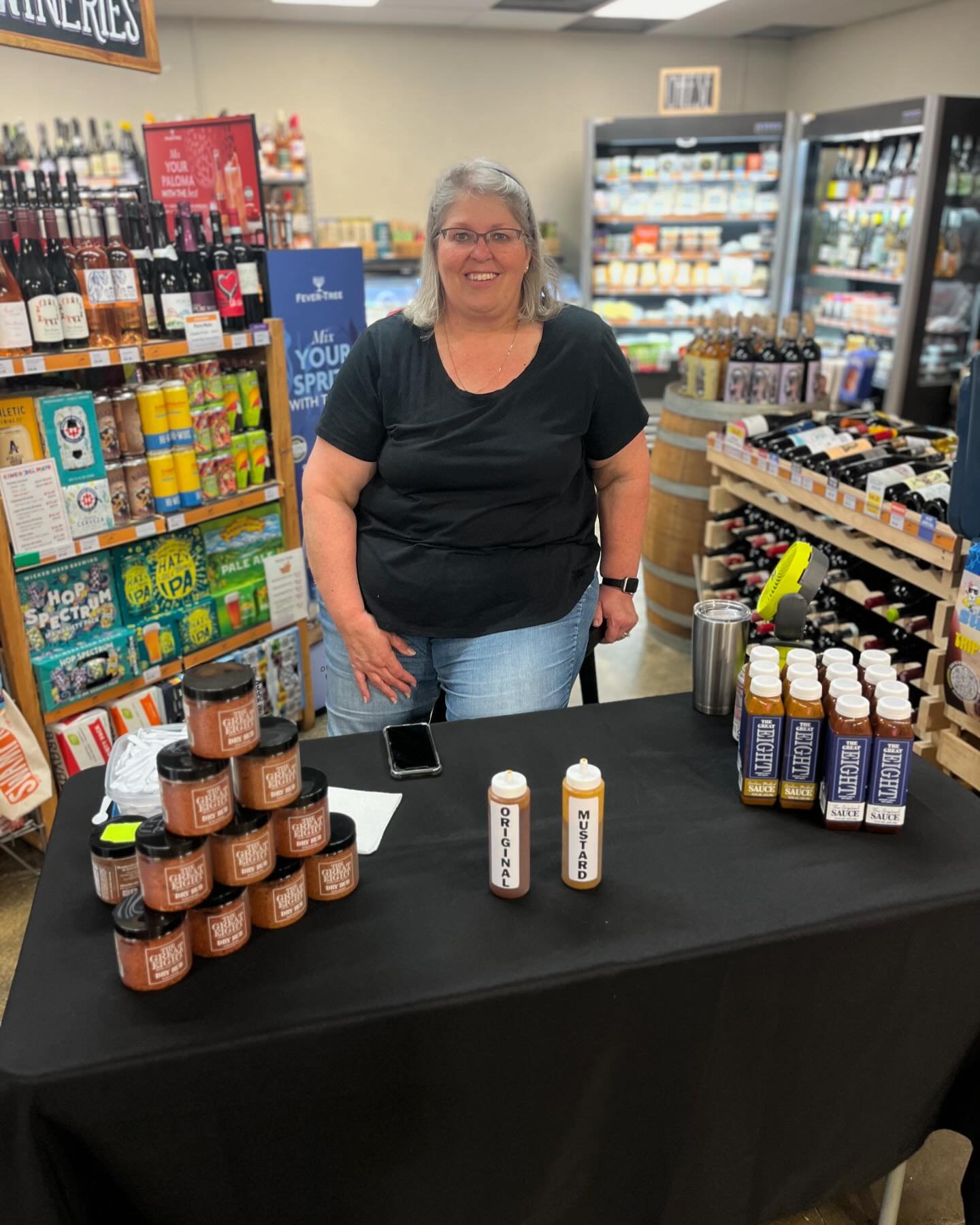 Oh well, guess we&rsquo;re grilling tonight! @thegreateightllc sauces and ribs will have you reaching for a cookout! Sampling now until 4 today, come try this stuff, you&rsquo;ll never be the same.