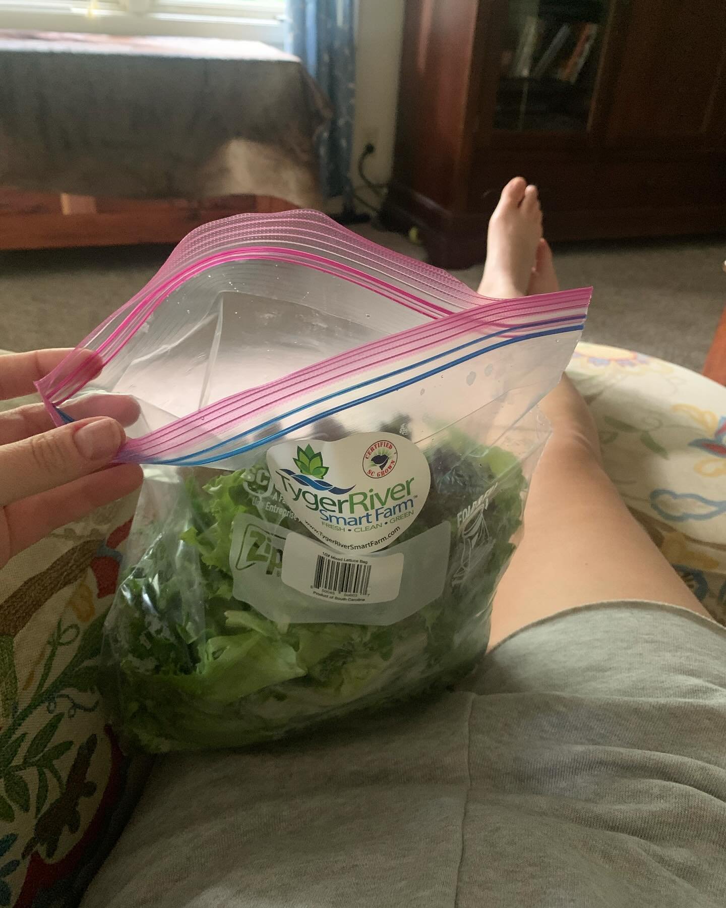 Remember that time when you really needed some greens bc it&rsquo;s been nothing but chips for 3 days, and you had some slightly sketchy &ldquo;needs to be refrigerated&rdquo; dressing that you were planning on using, and your partner threw it out bc