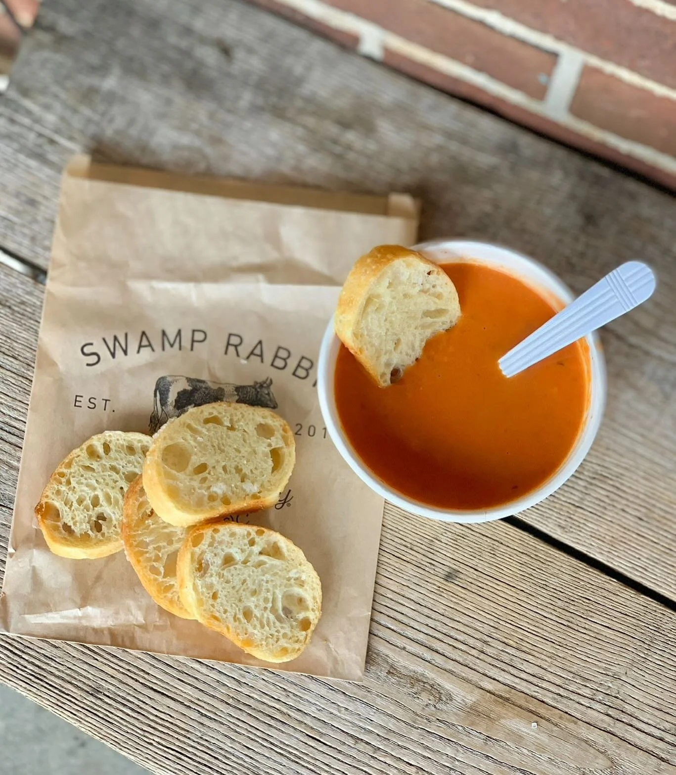 Super trouper soups are back on the Swamp menu!! We&rsquo;ve got our famous Turkish lentil and tomato bisque warm and ready today! Soup&rsquo;s up.