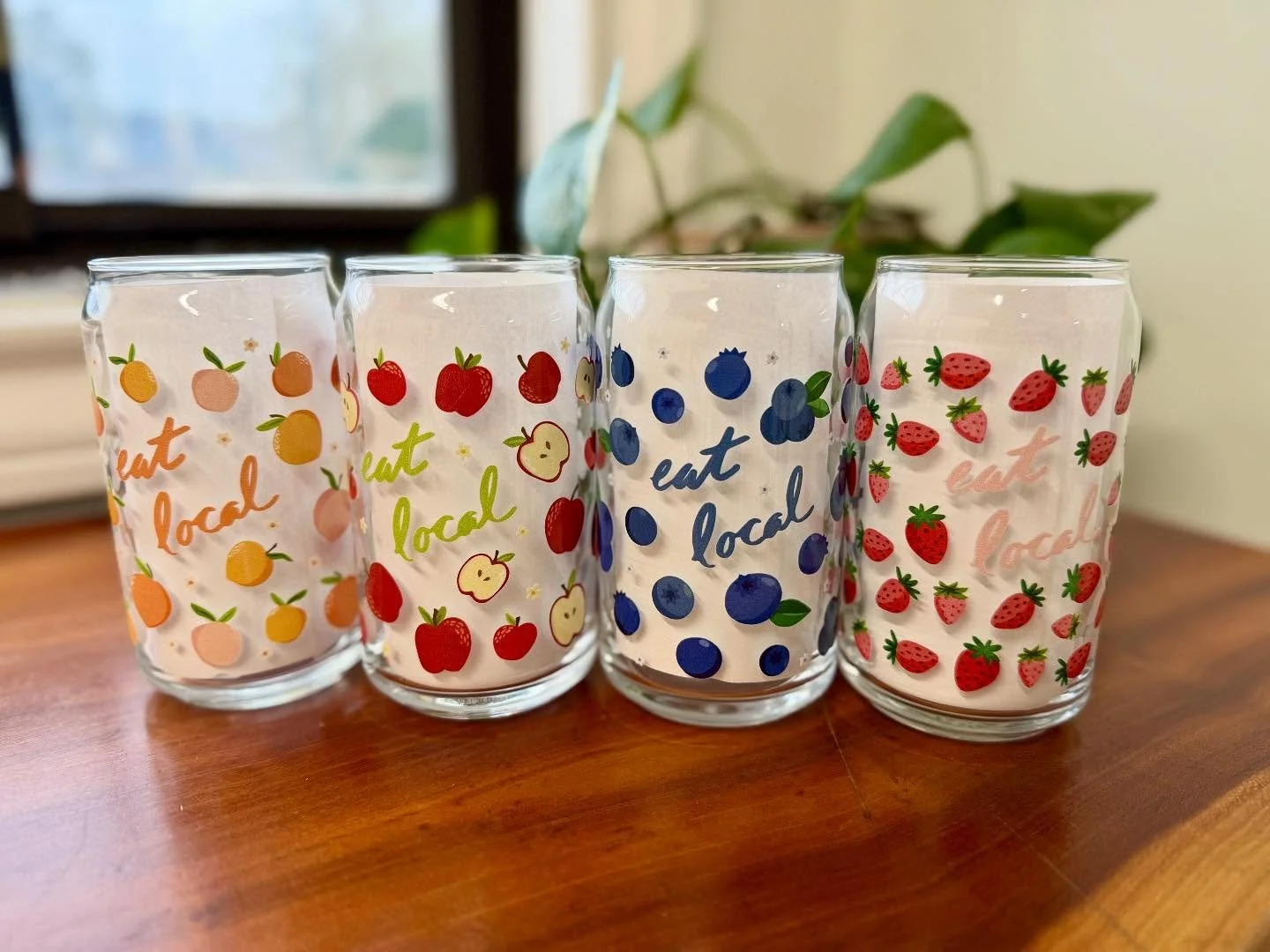 Gotta catch em’ all. We did a small reprint of our previous fruit glasses so you can finally complete your collection!