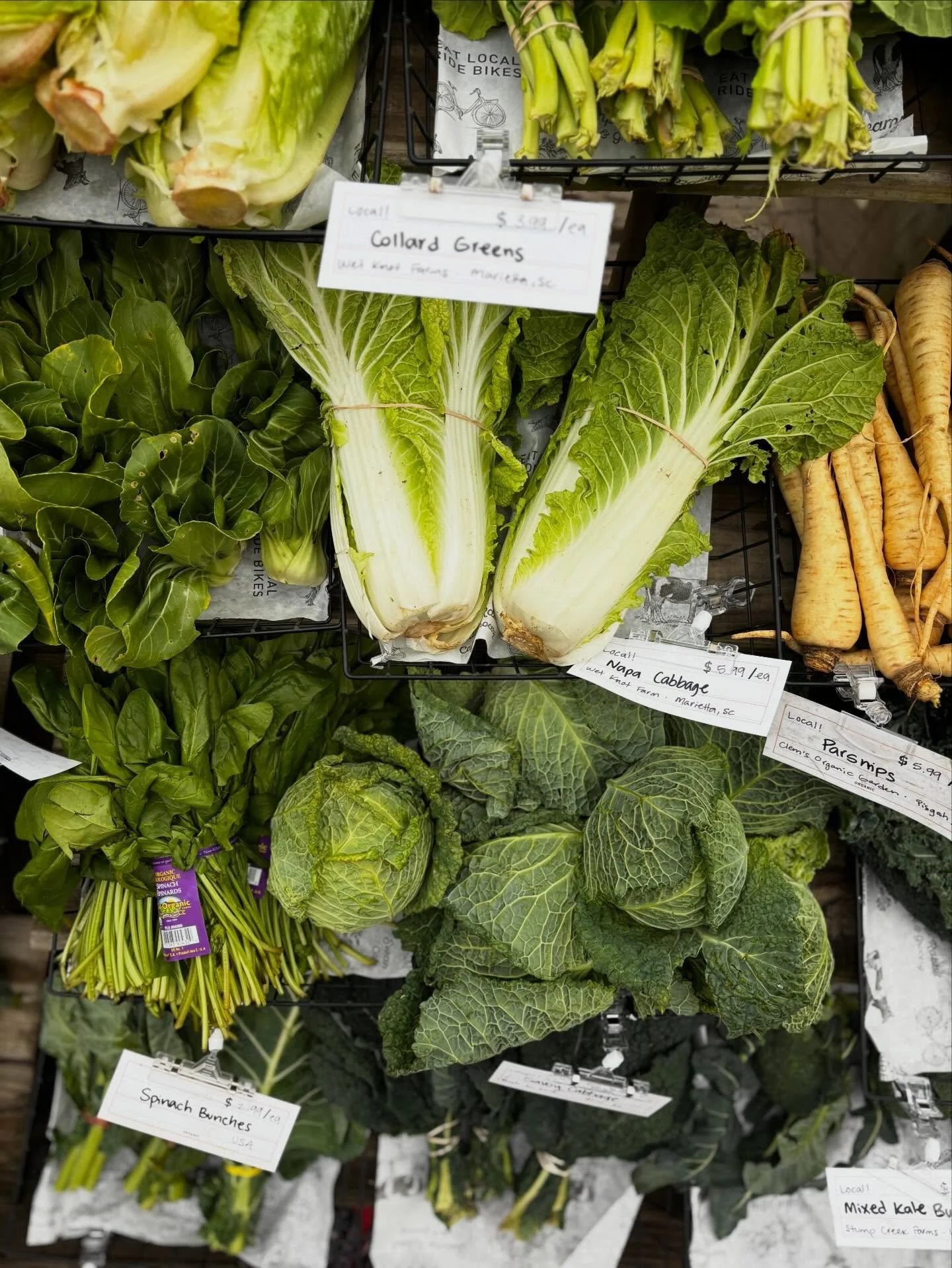 PRODUCE IS MOVING OUT&hellip;. To nature&rsquo;s cooler. Come check out the outdoor farmers market our stockists set up on the deck today, as our cooler woes continue.