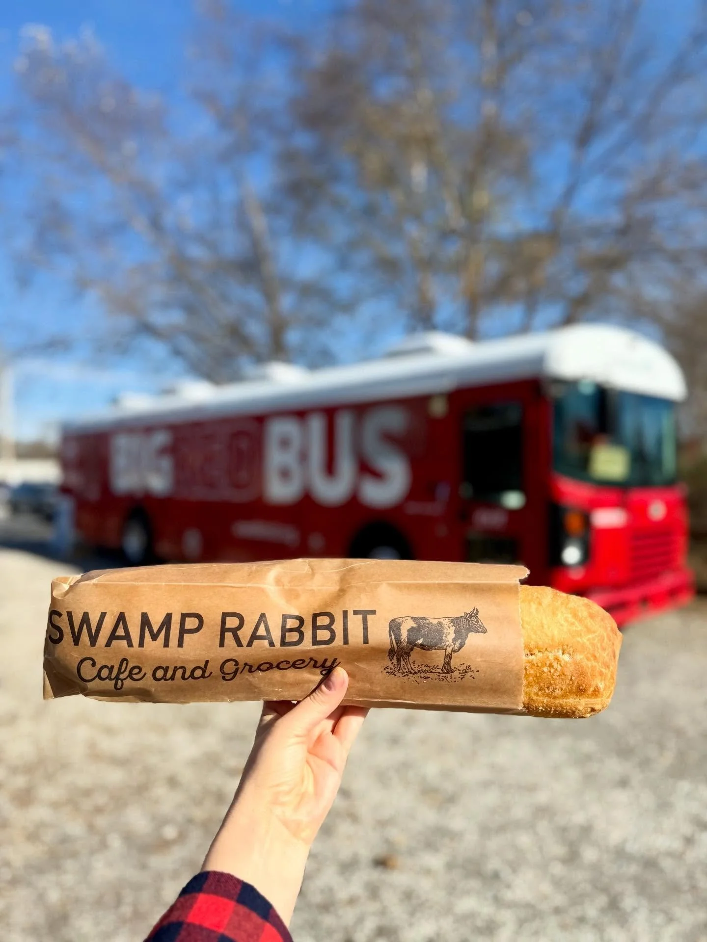 What&rsquo;s red and green and gets a free loaf of stecca? You in a green shirt giving blood today. @myoneblood is here doing the good work until 4:00pm!