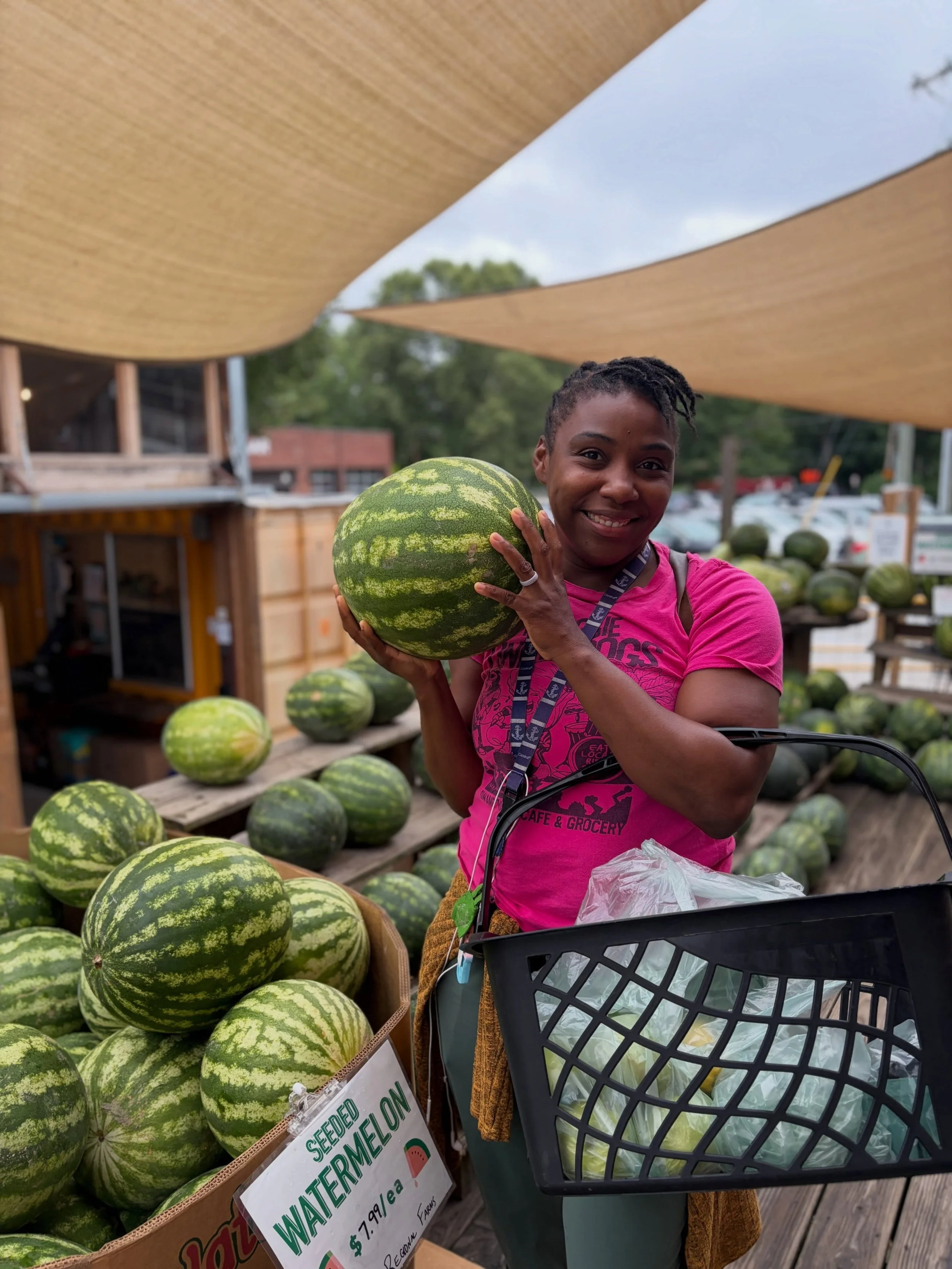 Crazy little thing called all local watermelons only $7.99! 
Seeded or unseeded. Red or yellow.