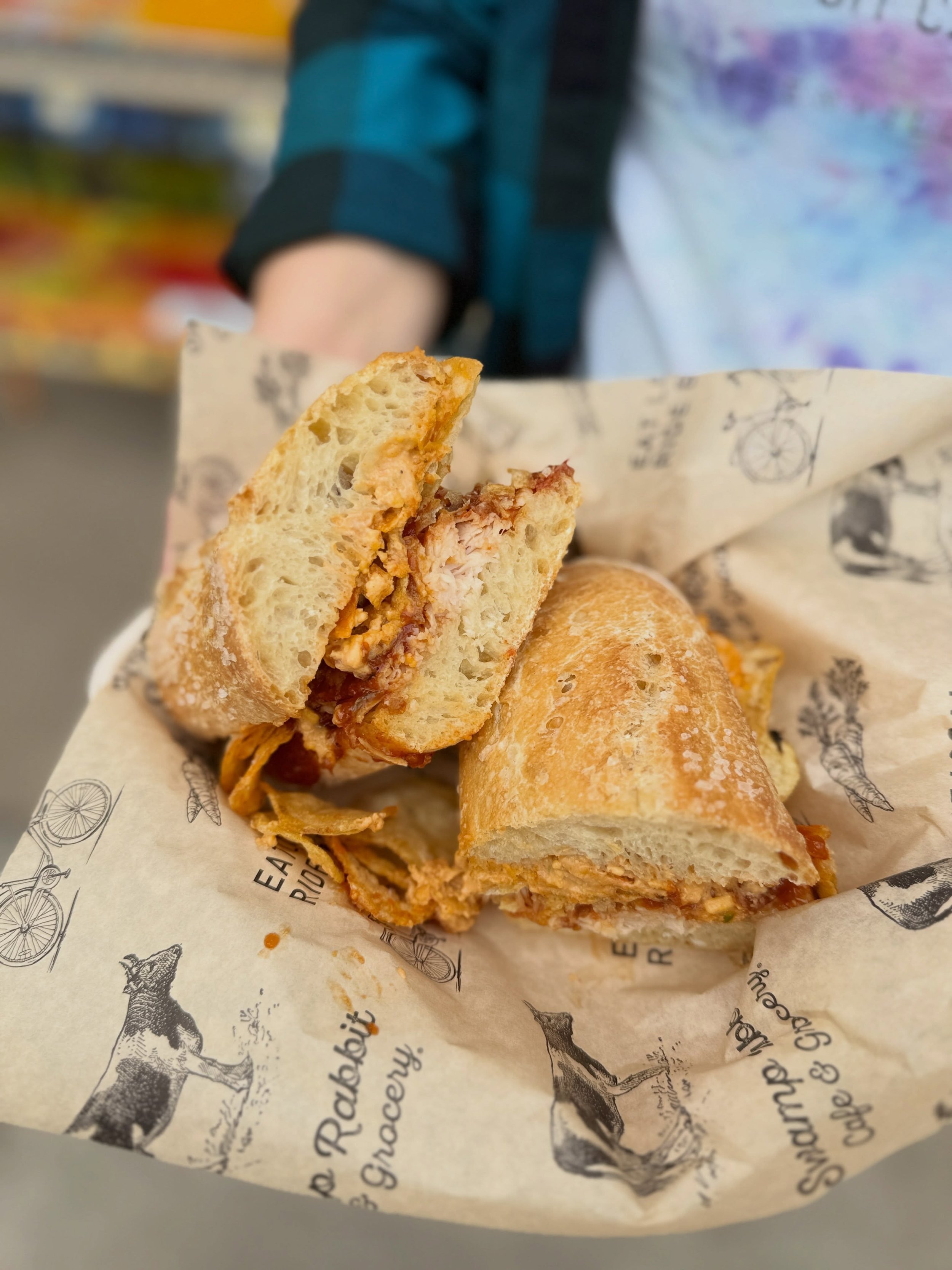 For those of you who love potato chips: THE CHIPWICH! This weekend-only special is loaded with turkey, house made pimento cheese and tomato jam, and a fistful of bbq chips. Give it a try today!