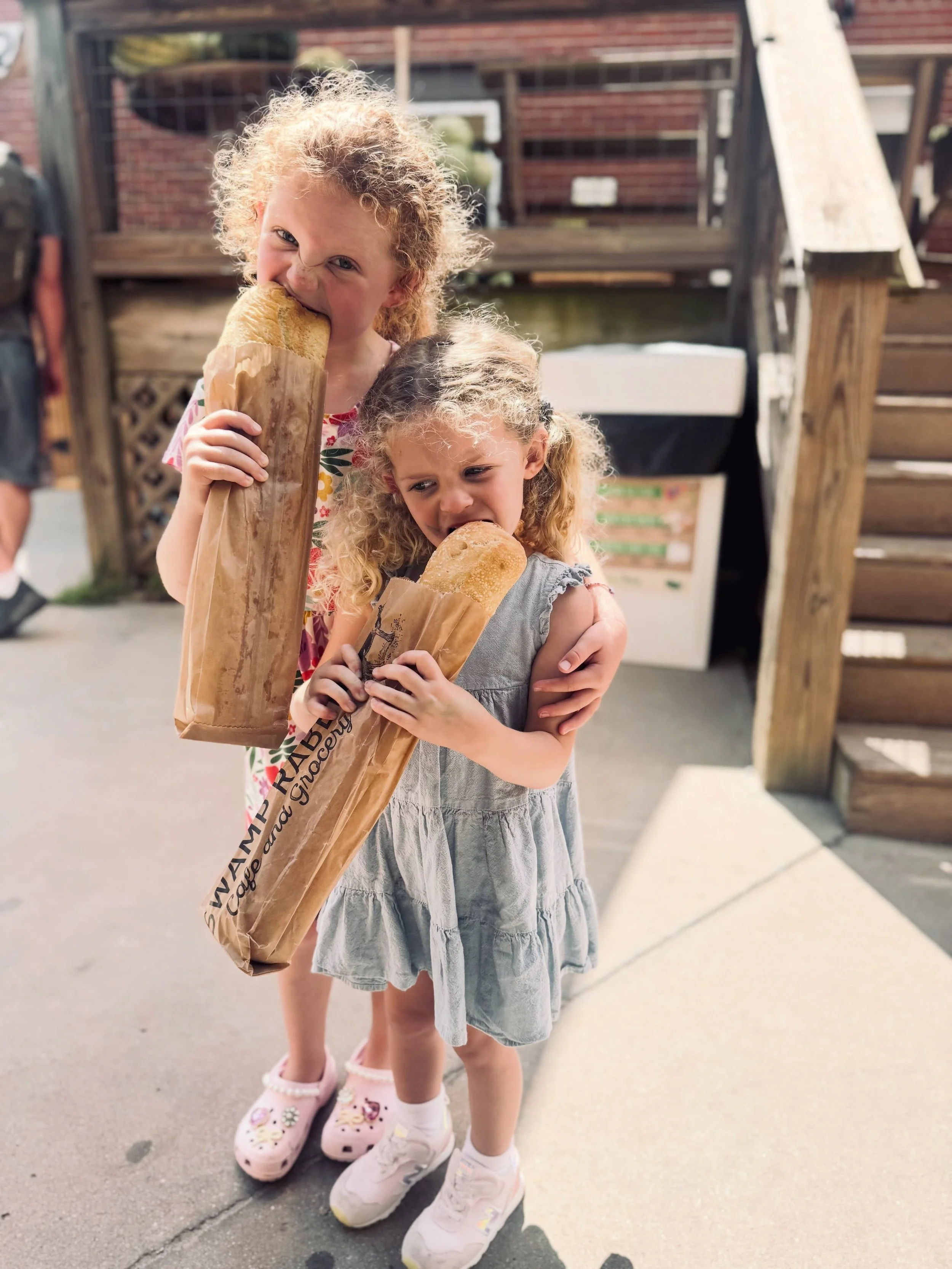 Sister golden hair, eating golden stecca. It&rsquo;s a glorious morning at the Swamp!