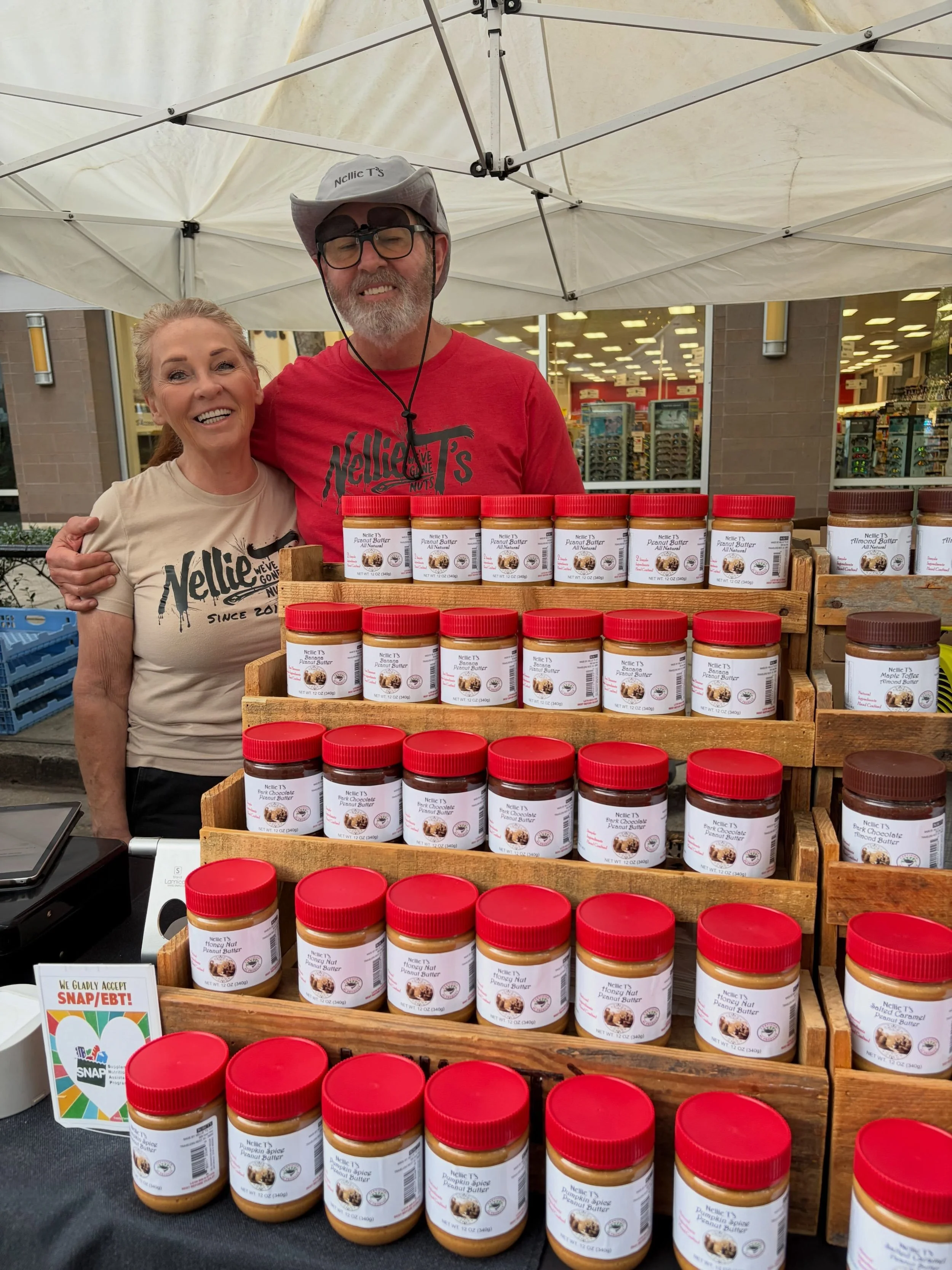 Here we go, school&rsquo;s in session. If you&rsquo;re looking for the easy peasiest local lunch to pack for the kids, it starts with @nellie_ts peanut butter! Simple ingredients, amazing taste- and it&rsquo;s on sale all month! Pair it with a local 