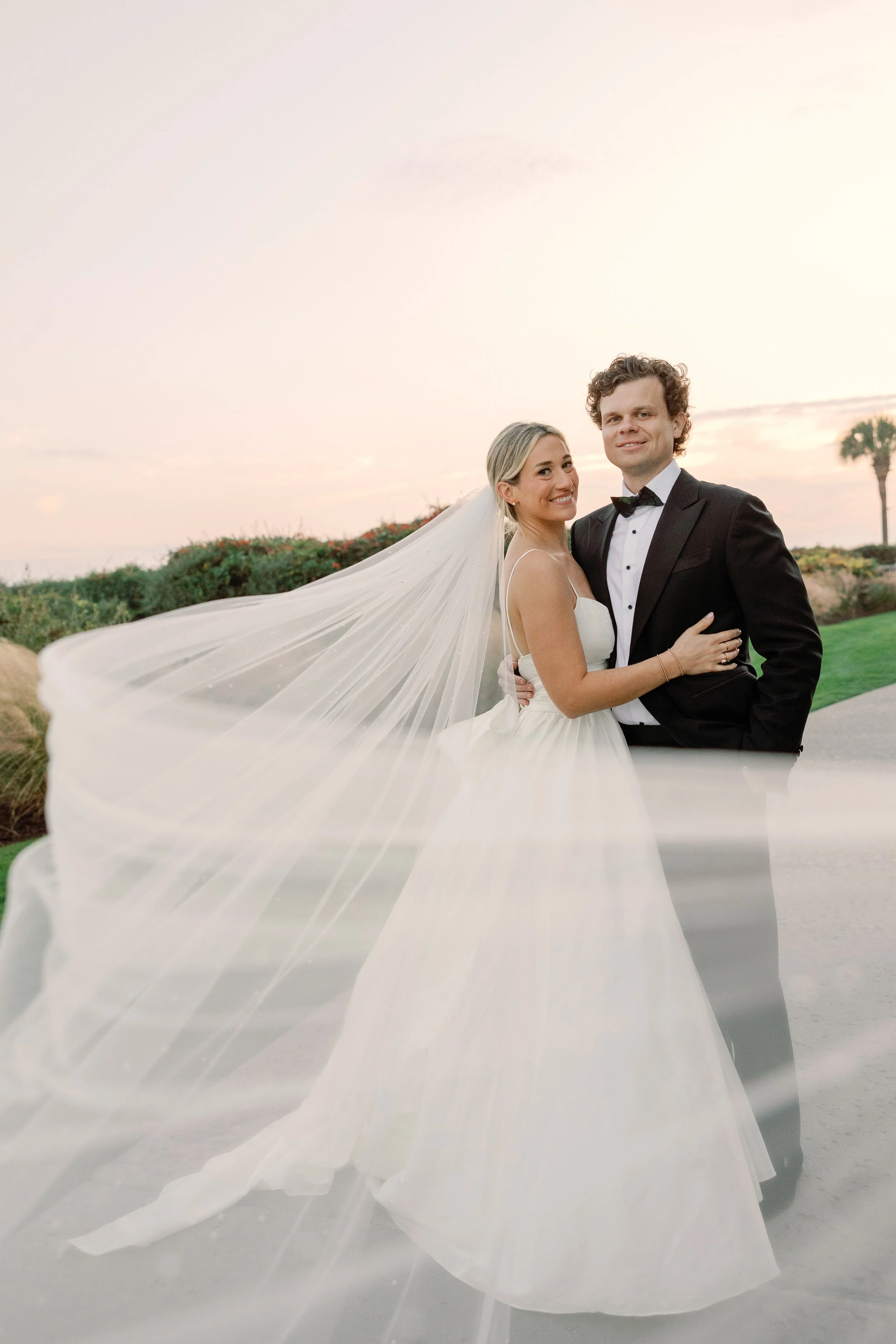 Fall Sanctuary at Kiawah wedding. This November wedding at The Sanctuary had a classic green and white color scheme designed by Anderson Events and captured by Wild Cotton Photography.