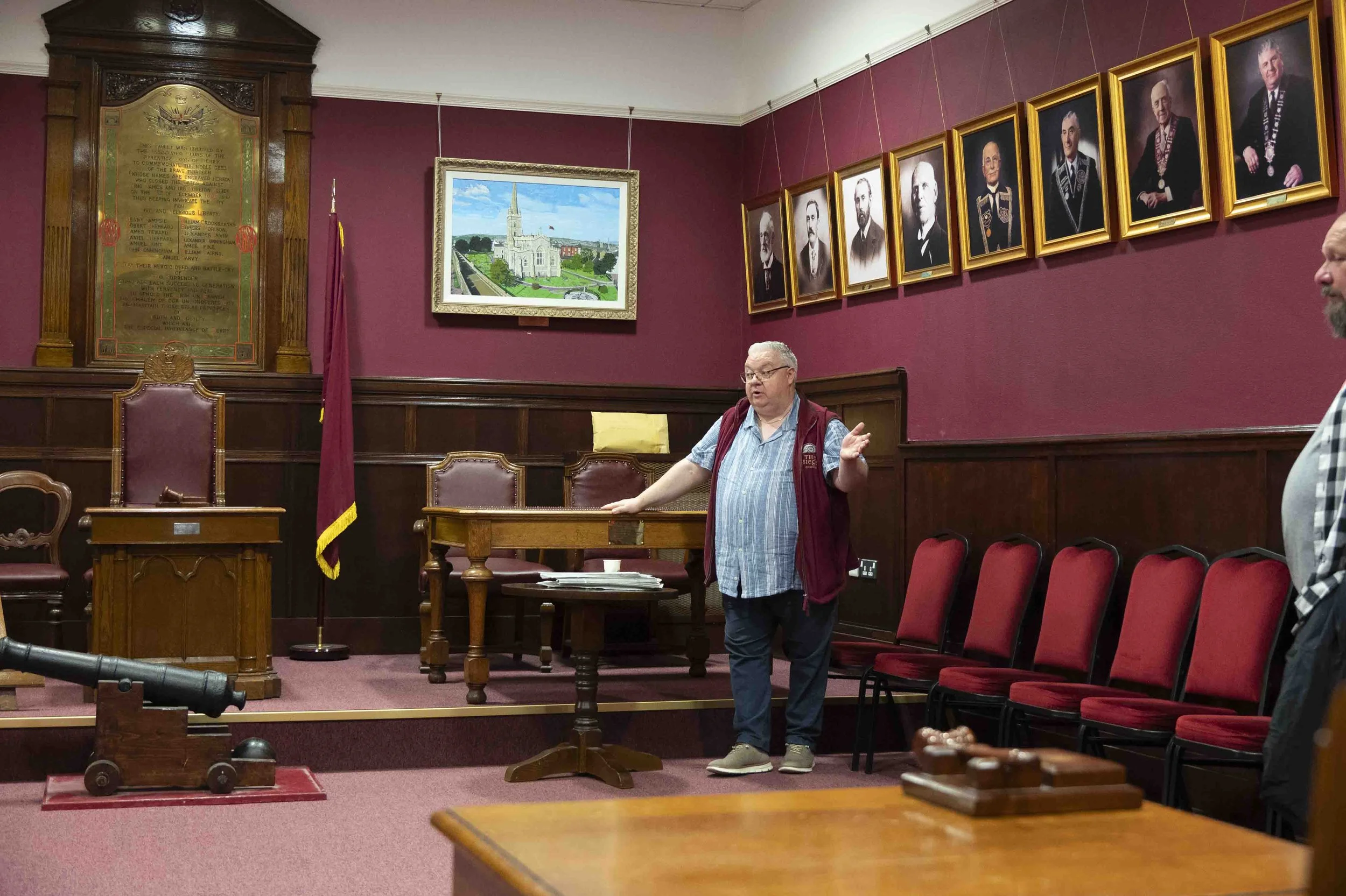 The Seige Museum, with display of Loyalis/Unionist leaders