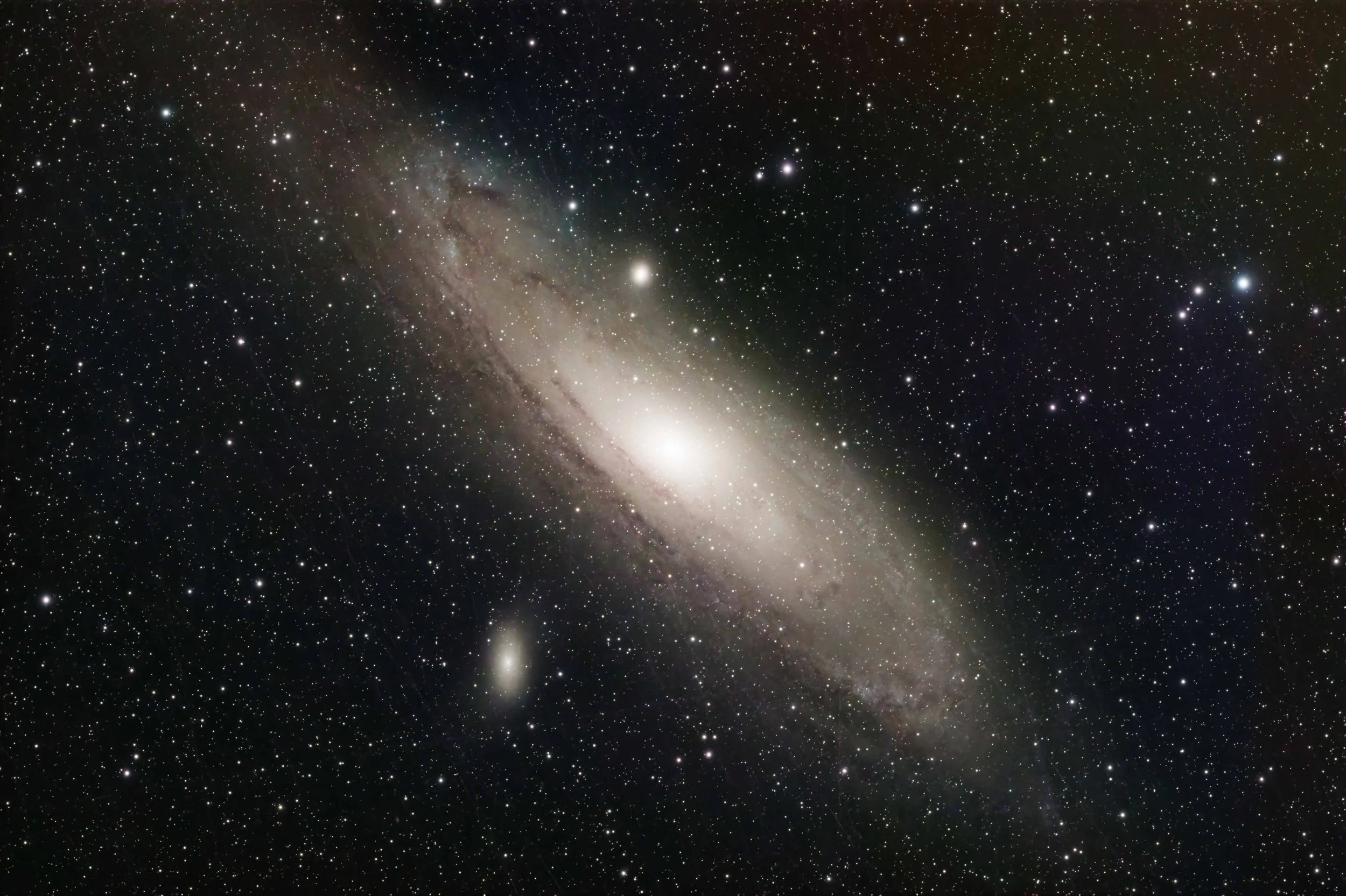 M31 photographed at Sleeping Bear Dunes, April, 2026