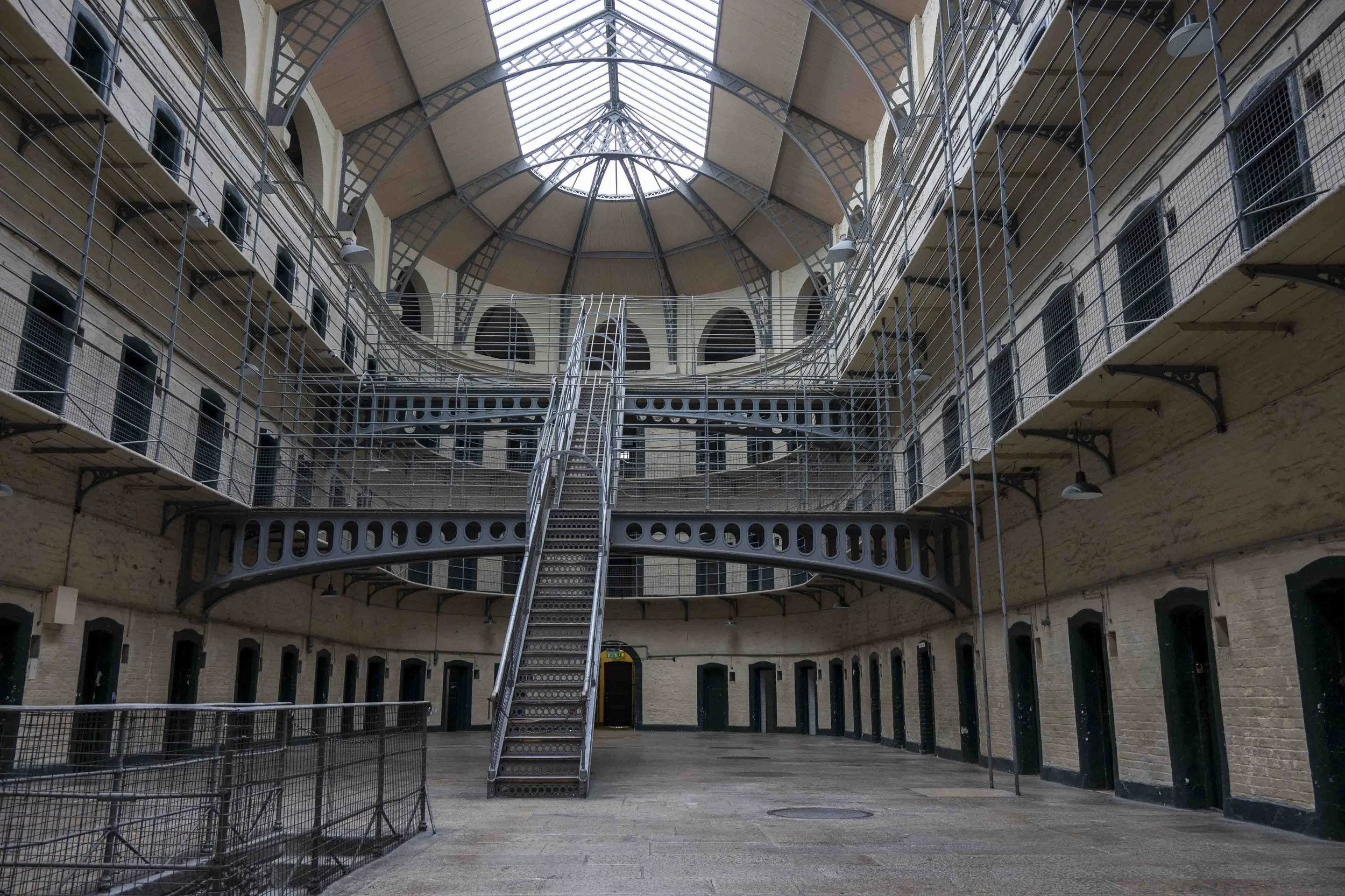 Inside Kilmainham Gaol, a prison on built on "Gallows Hill" in the late 1792