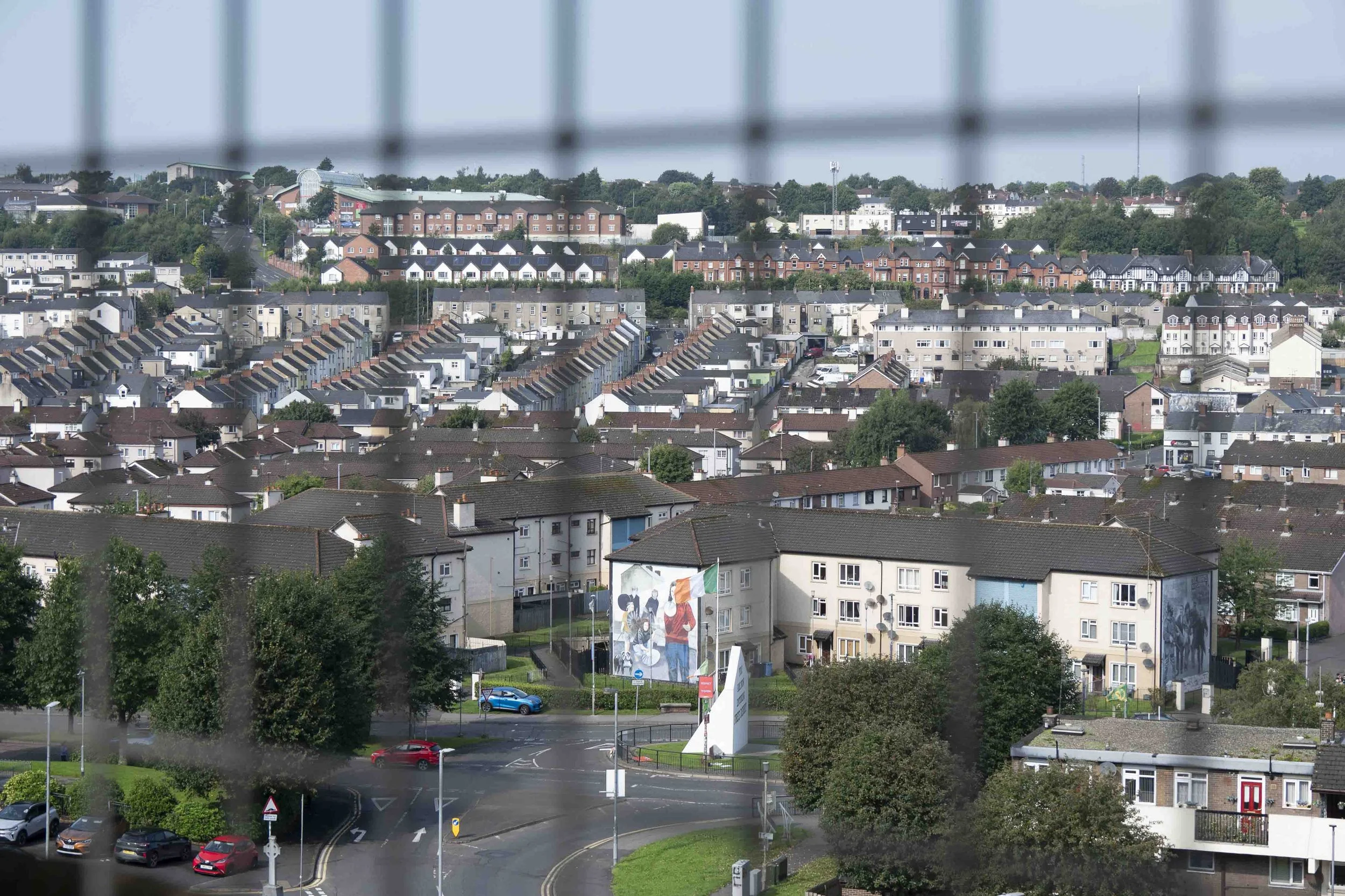 THe Bogside seen from the city walls