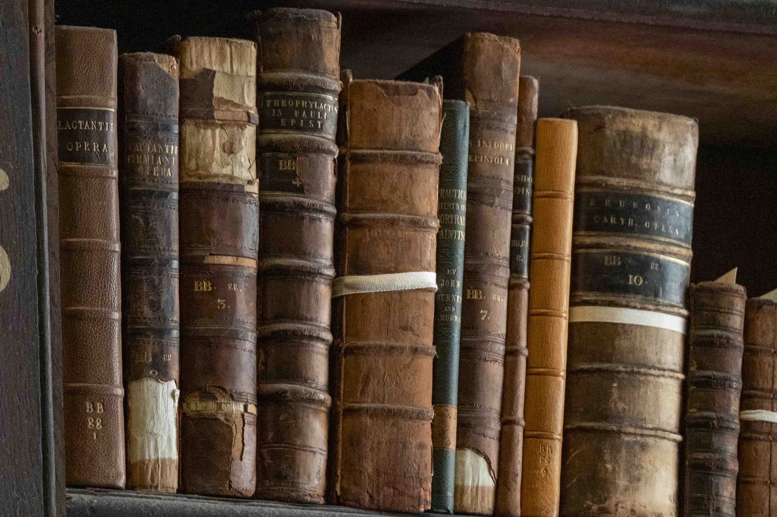 Rare books in the Long Room