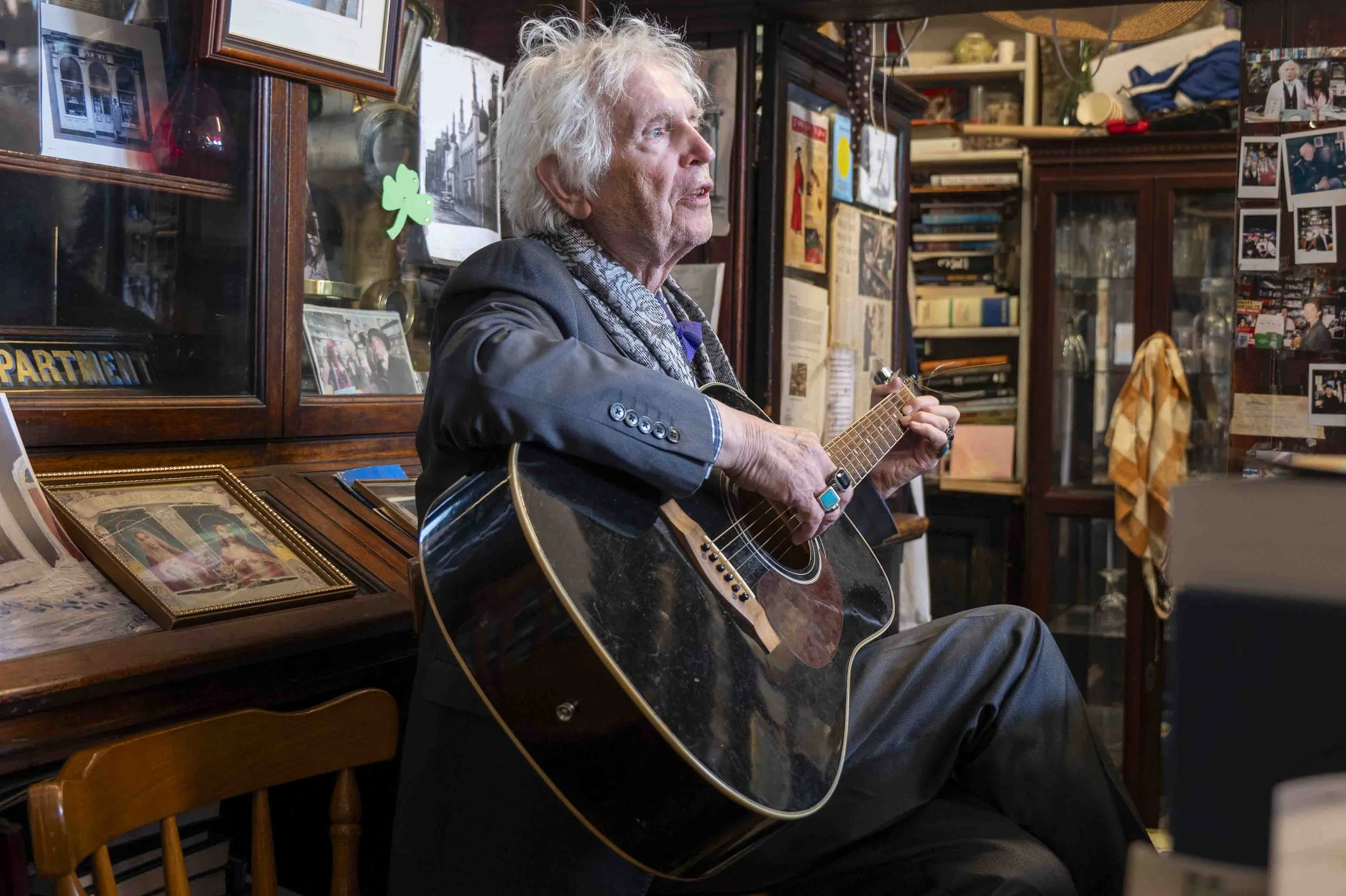 PJ, curator of the James Joyce museum known as Sweny's Pharmacy