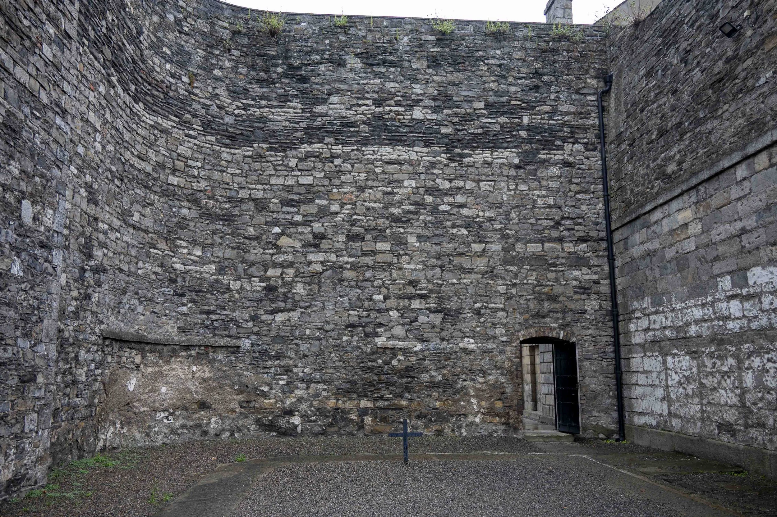 The Stonebreakers' Yard, where a firing squad of British army soldiers executed 14 leaders of the Easter uprising in 1916.