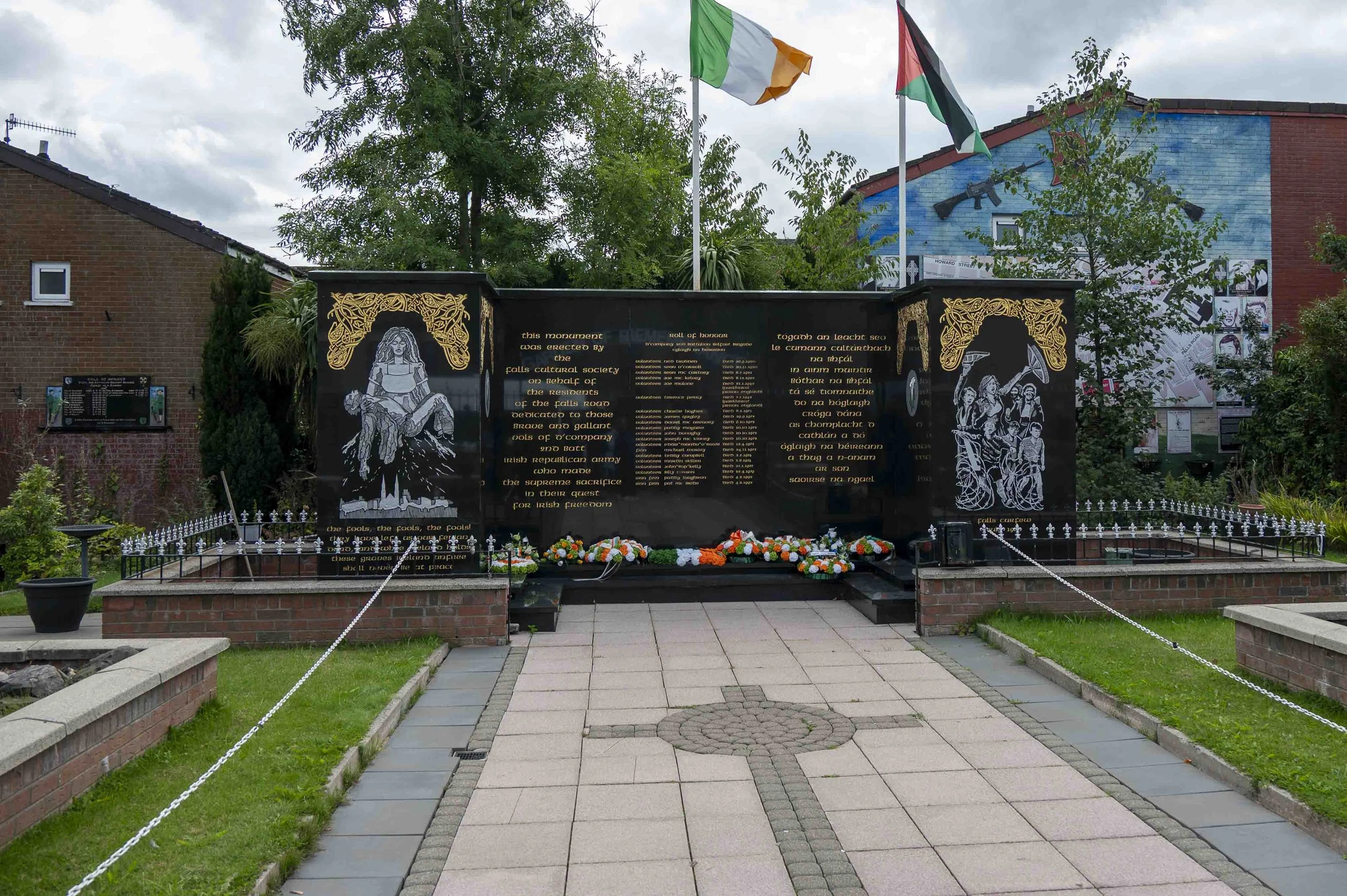 War Memorial in the Falls Road neighborhood