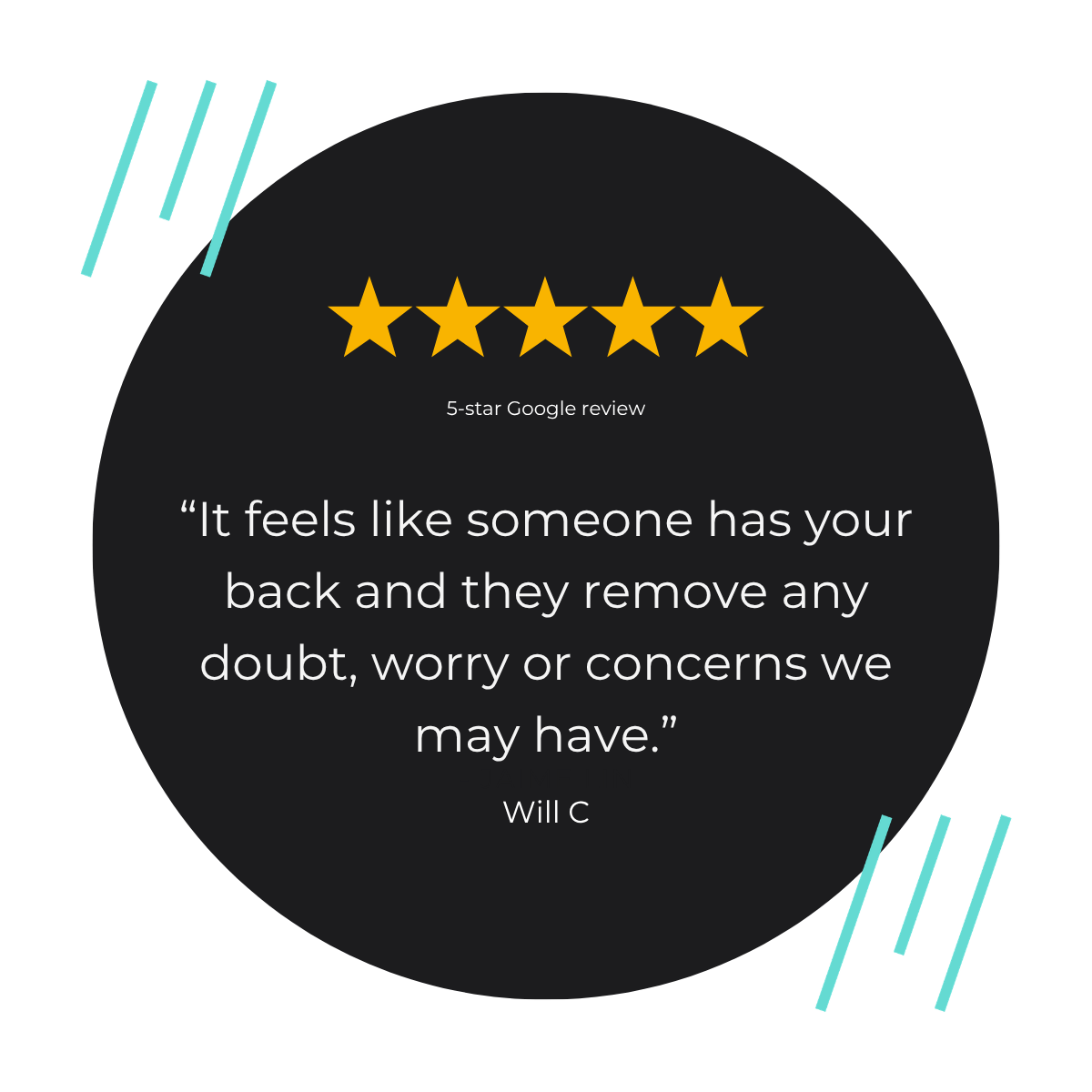 Will. Testimonial. Motion Accountancy. Tunbridge Wells. Kent