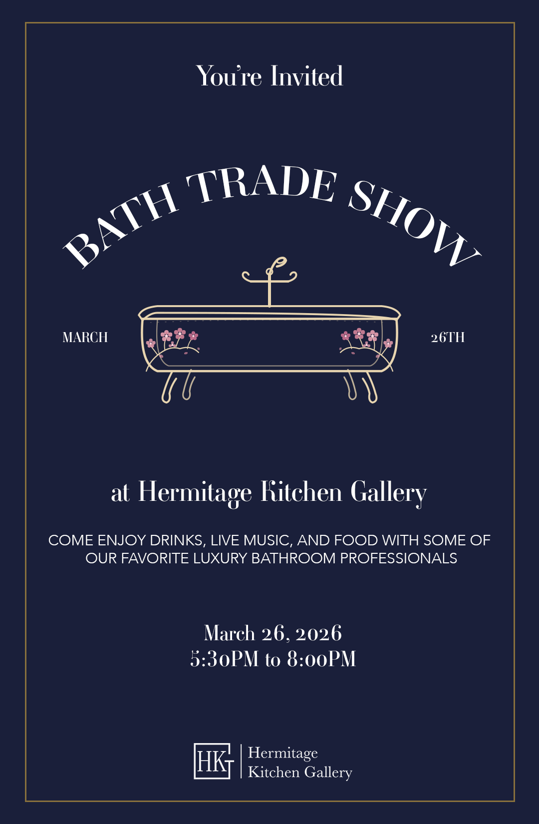Hermitage Kitchen Gallery to Host Bath Trade Show on March 26 in Downtown Nashville