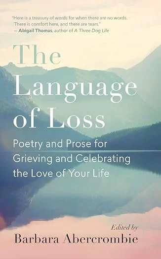 Book title, subtitle and author's name against a serene background of mountains and their reflection on a lake