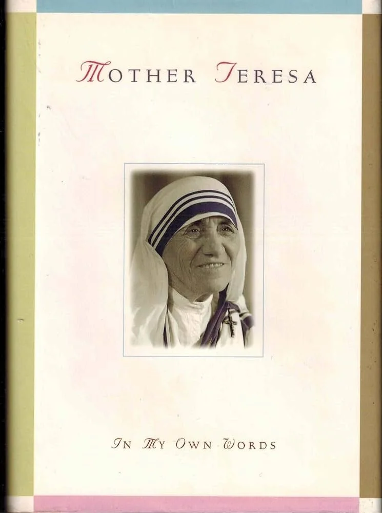 Book cover - an image of Mother Teresa smiling
