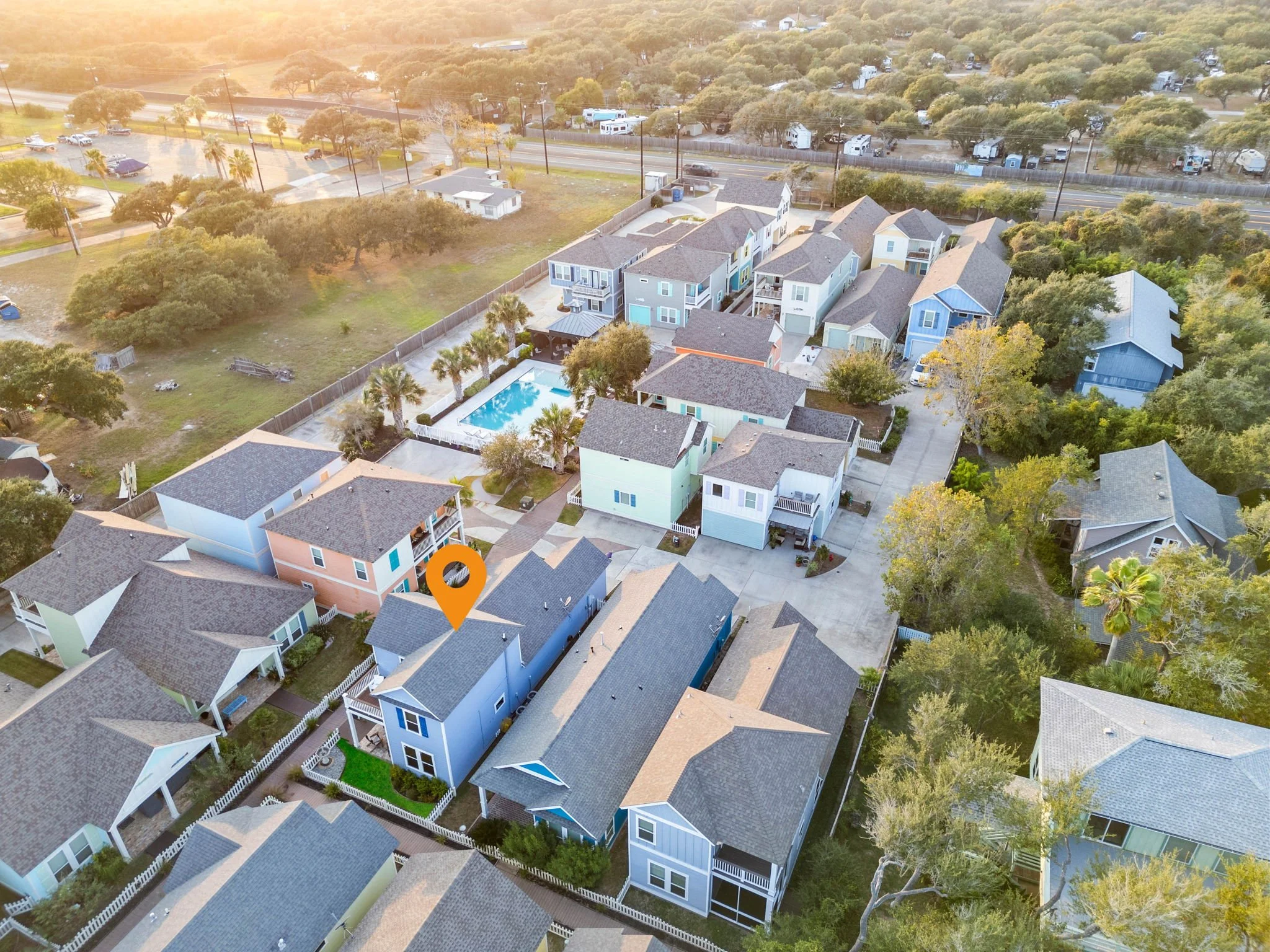 Highlighted Marina Del Rey vacation home in Rockport Texas near community pool and beach access