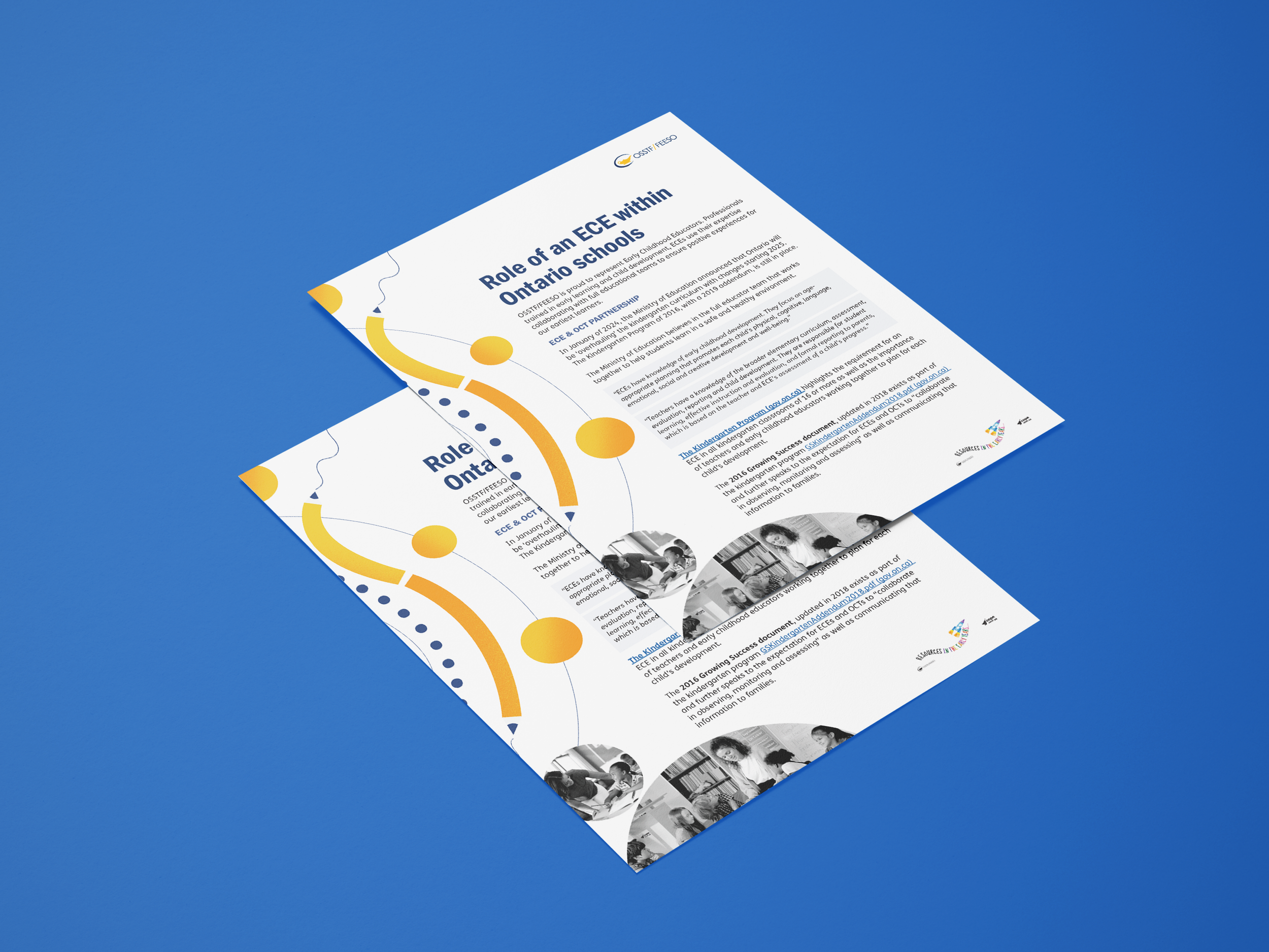 Role of an ECE within Ontario Schools - Flyer
