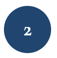 Blue circle with the number 2 in white text inside.