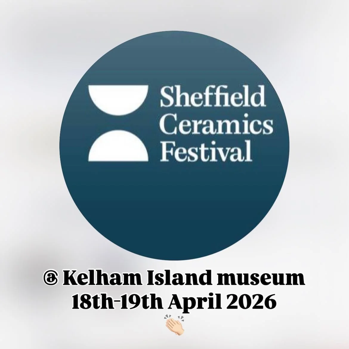 Very pleased to have been accepted to do this fair in April!!! #ceramics #sheffieldceramicsfair #pottery #madeby hand #maker
