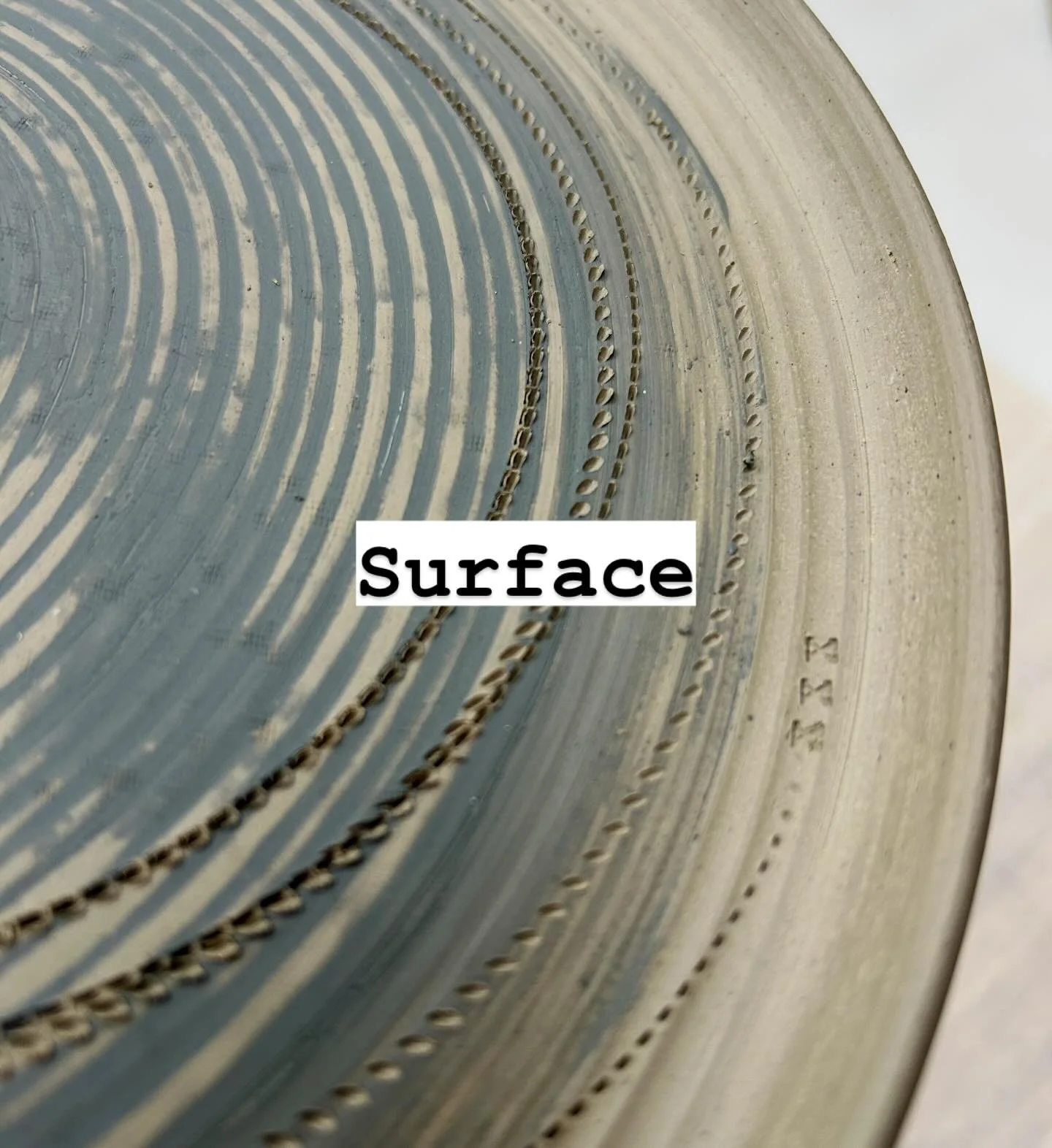 Playing with the detail&hellip;&hellip;#pottery #surface #texture #vertigo #details