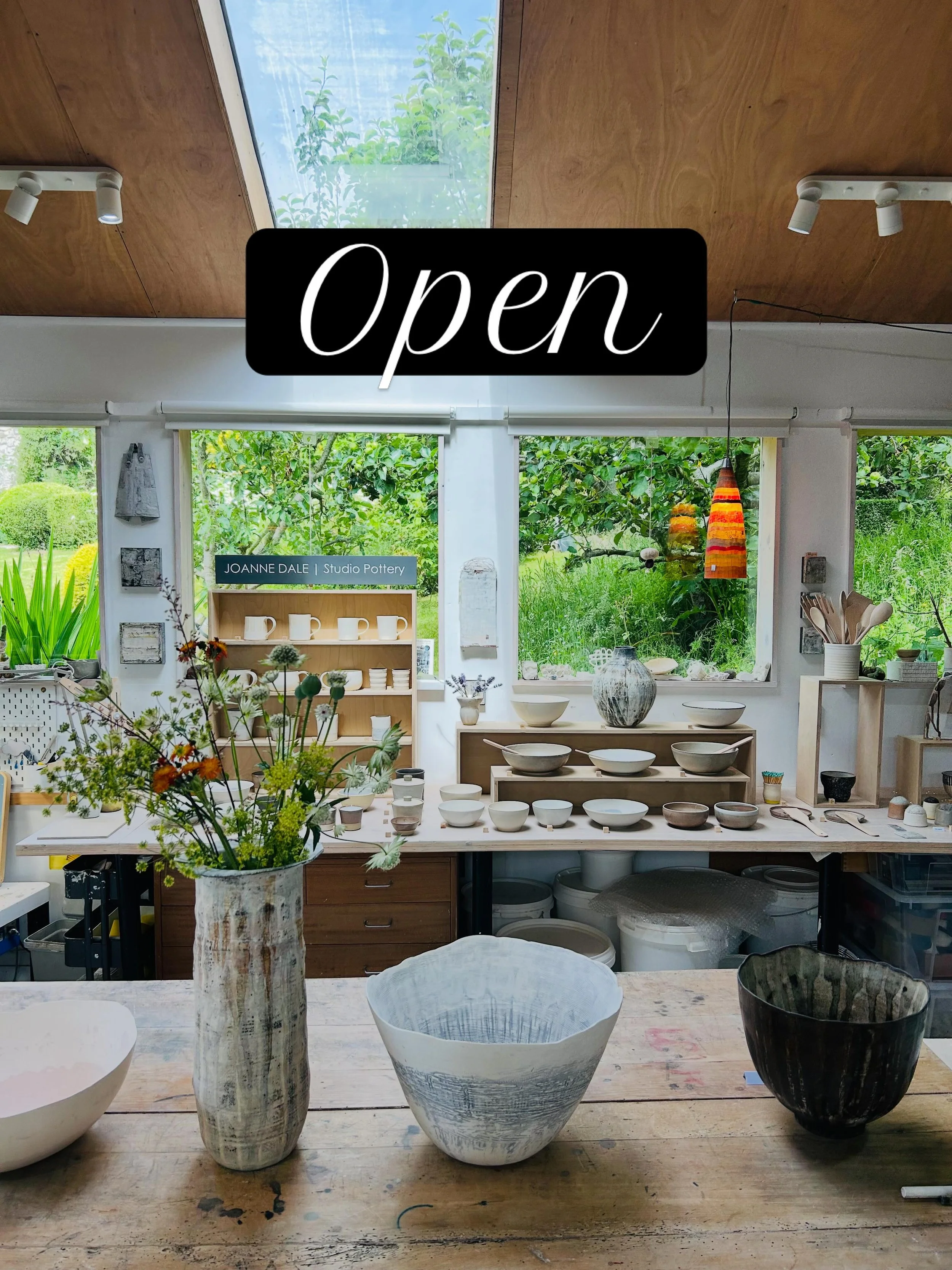 Last day of our open studio and art trail event. If you are interested look at the Borderland Visual Arts website for details of all the Open studios. #ceramics #openstudios #pottery #meettheartist #handmade