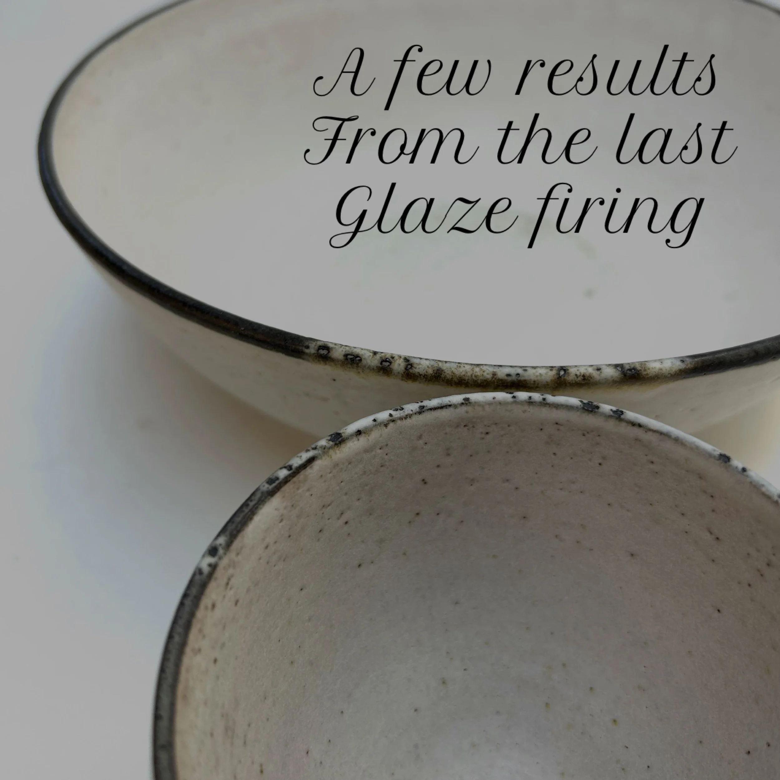 I have been focusing on edges, gentle form and the hope that the individual pieces sit comfortably together as a group or collection. I think the handles are improving and the scale of the mugs too. No two mugs are the same, but I like it that way. ?
