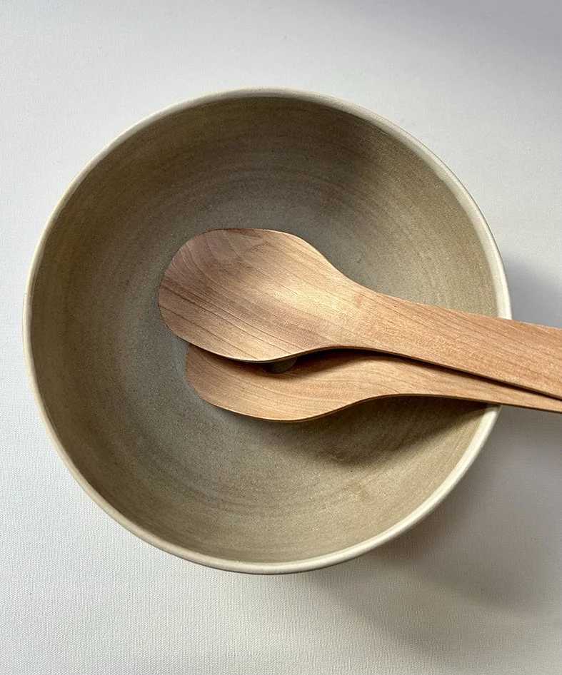 Grey speckled stoneware