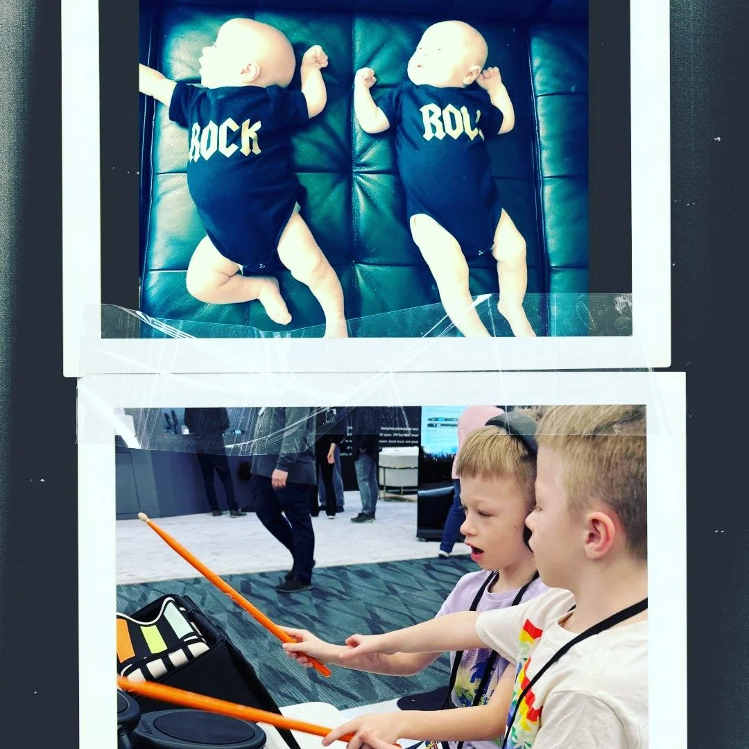 Lucky #7 for Hendrix &amp; Bowie! Double the love, double the mischief &mdash; Happy Birthday to our favorite twins! 💙💙 #TwinningSinceDayOne #IdenticalTwins #TwinLife
