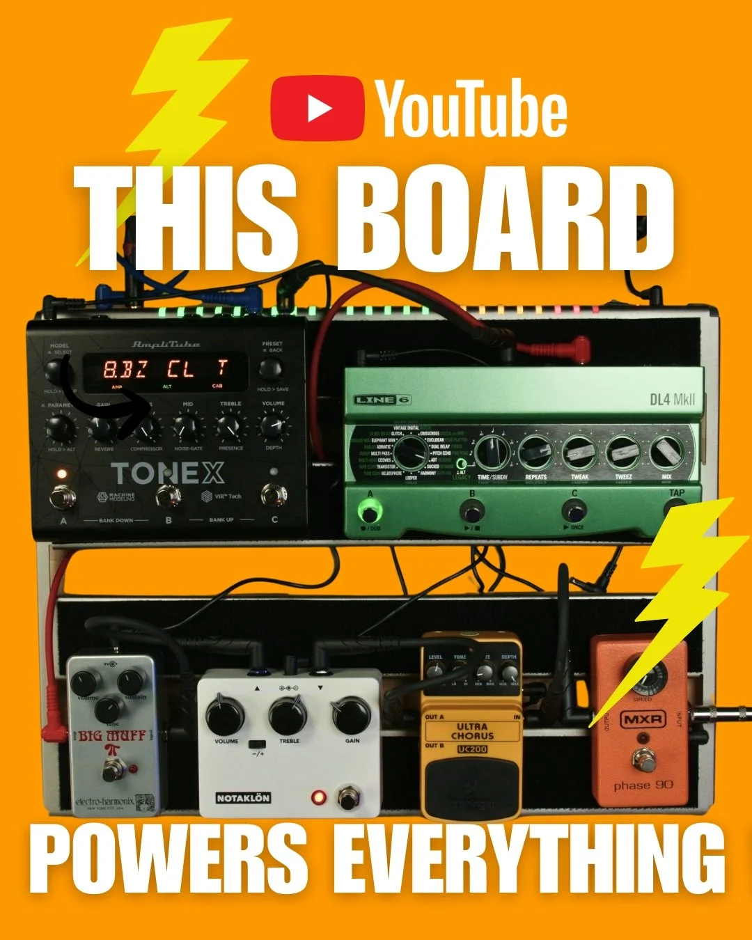 Vangoa reached out asking if we wanted to try their new pedalboard, and our reaction was immediate: WHAT????
Sean has been dreaming about a setup like this for YEARS! We're talking about a pedalboard that actually makes sense for musicians, and it do
