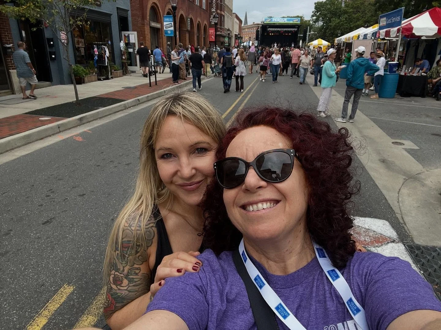 Fun time at the Folk Fest. So happy to see some friends. #mdfolkfest #musiciansofinstagram