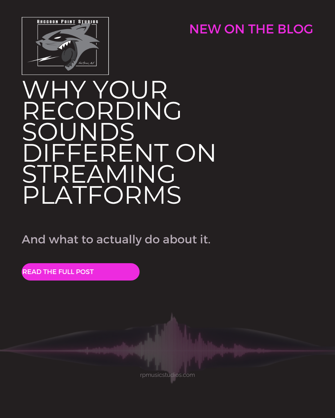 Why Your Recording Sounds Different on Streaming Platforms (And What to Actually Do About It)