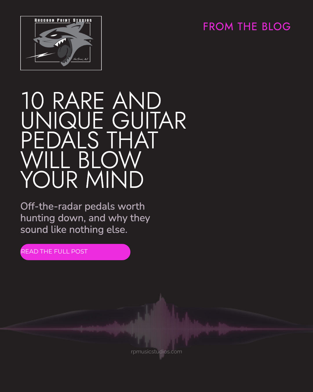 10 Rare and Unique Guitar Pedals That Will Blow Your Mind!!