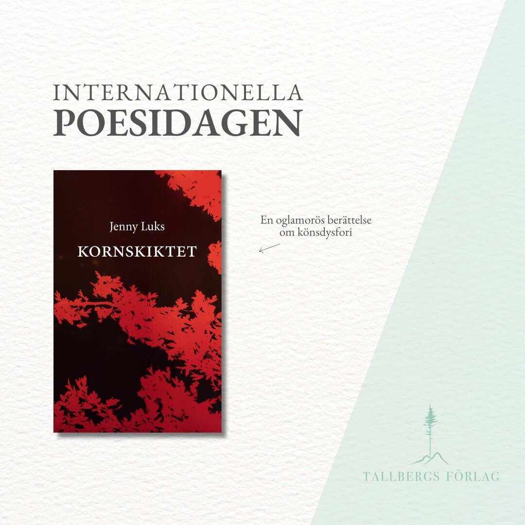 Idag &auml;r det Internationella poesidagen, och vi vill passa p&aring; att uppm&auml;rksamma Jenny Luks diktsamling Kornskiktet.

Kornskiktet &auml;r ett lager i &ouml;verhuden. Under lagret bos&auml;tter sig kroppshat, sorg och frustration. Jenny L