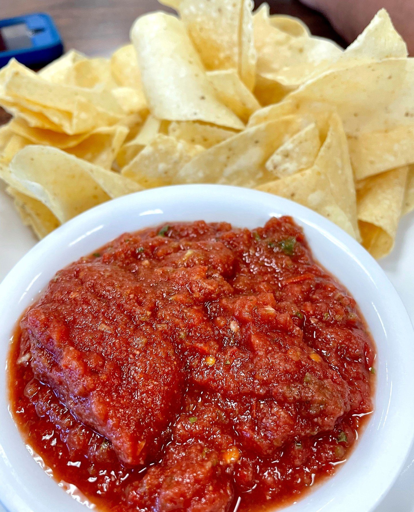 A little lunchtime pick-me-up, anyone?!🌶️ #homemadesalsa #wecks #wecksnm